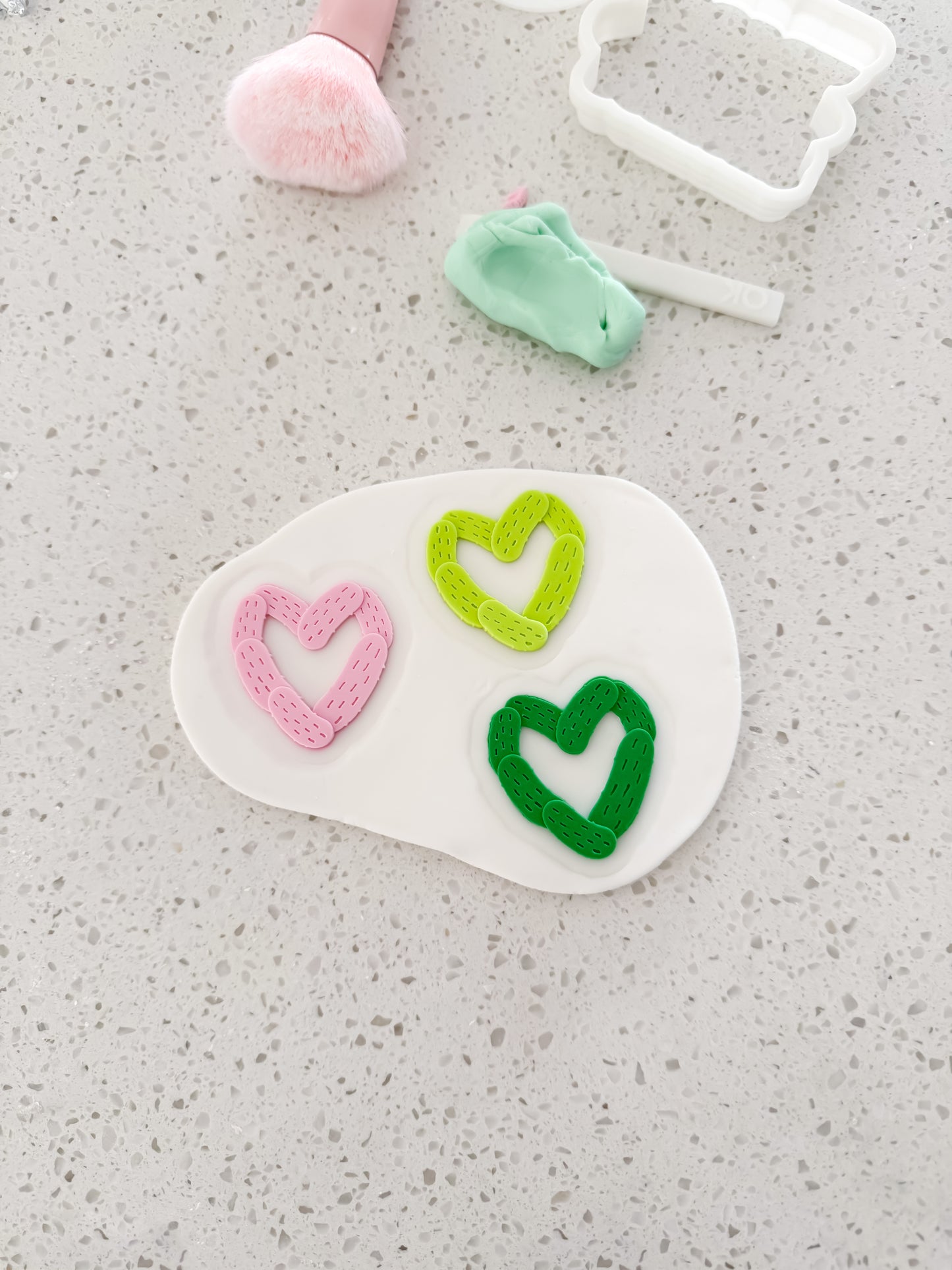 Mini Big Dill Heart - Cookie Stamp and Cutter