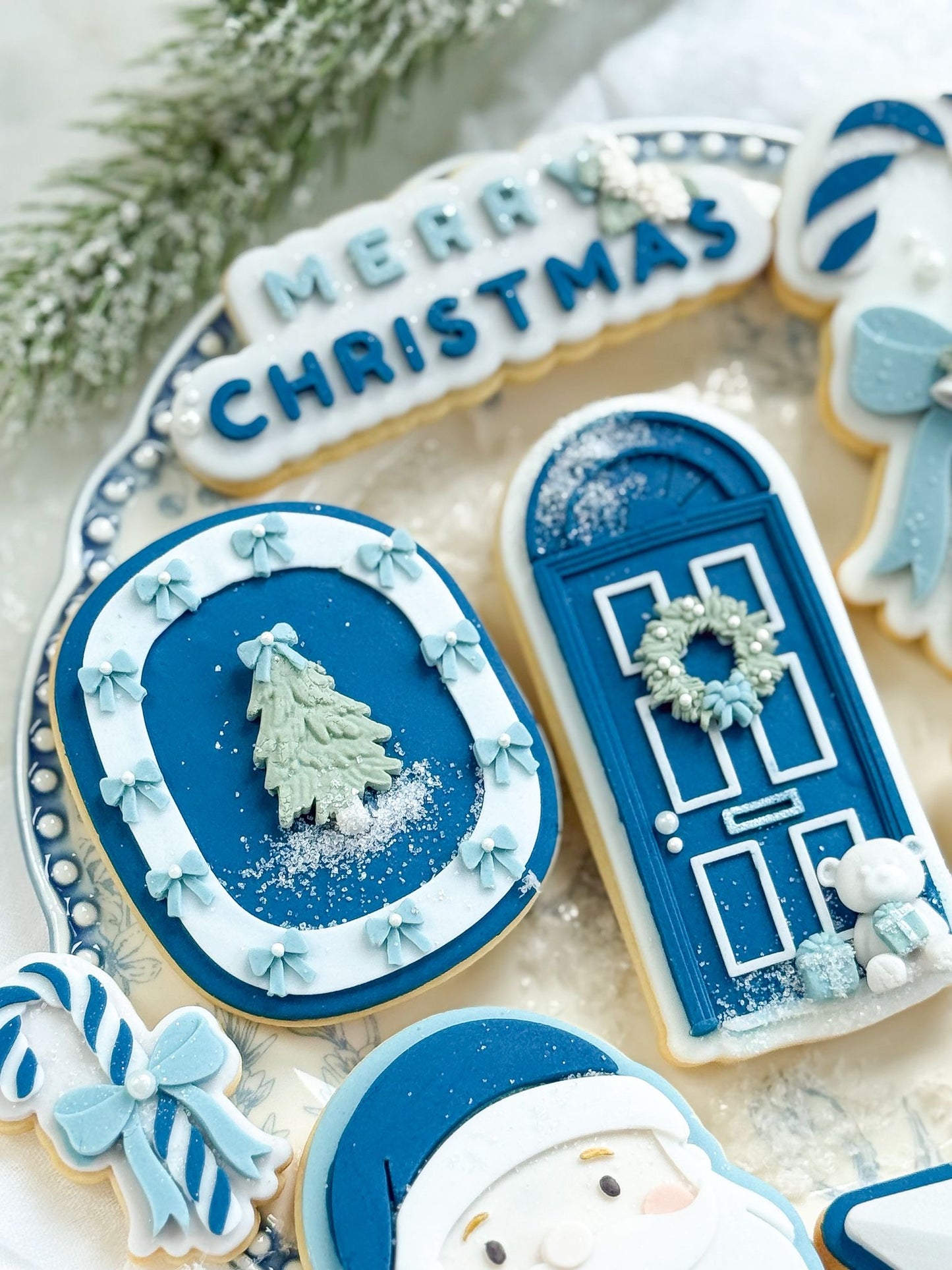 Merry Christmas (Script) - Cookie Stamp and Cutter