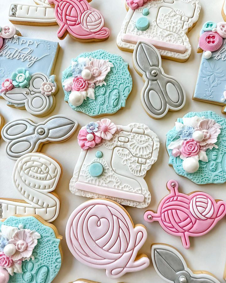 Sewing Machine - Cookie Stamp & Cutter - Perfect for Fondant & Sugar Cookies
