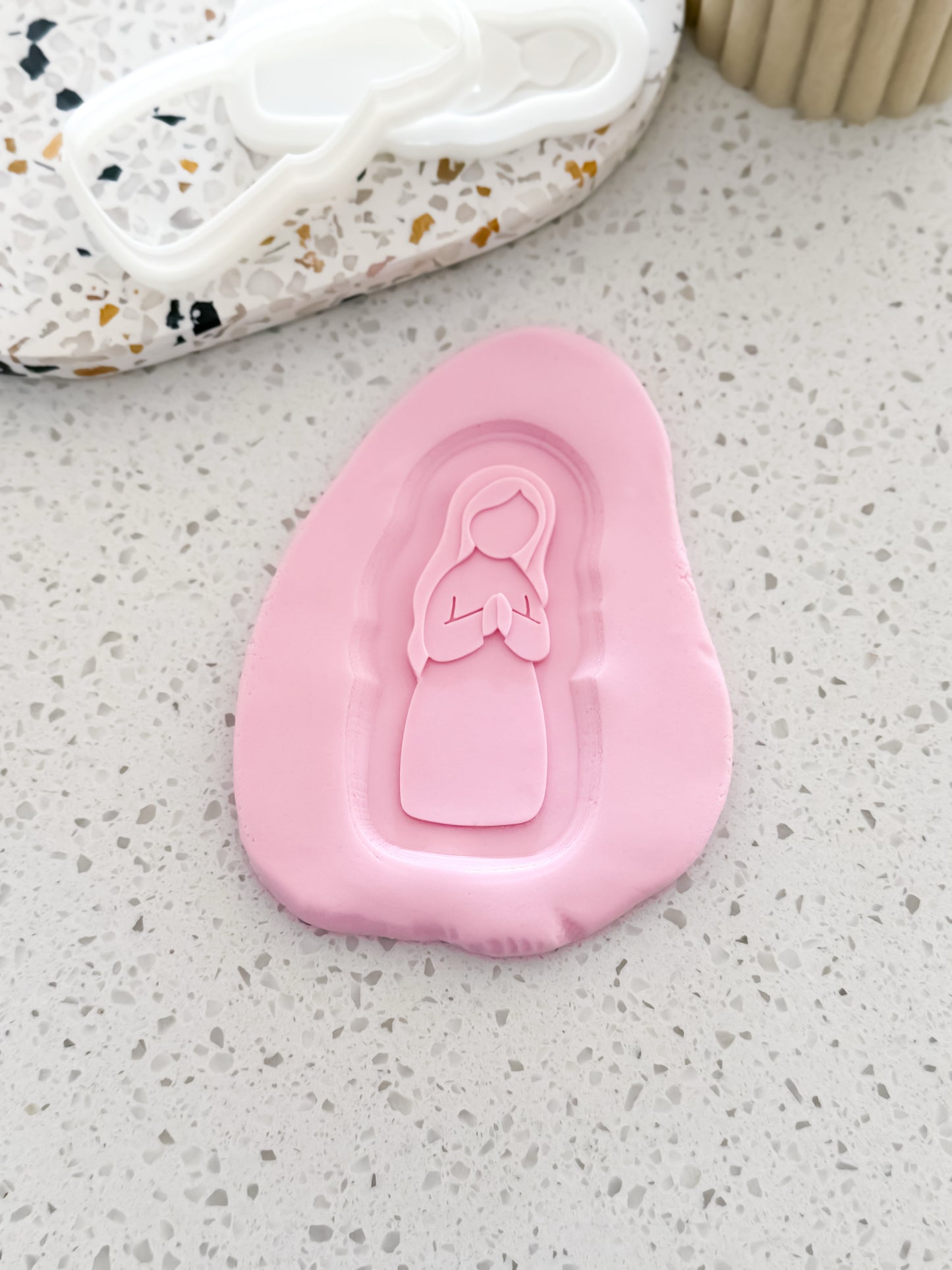 Mary (Wooden) Stamp & Cutter - Perfect for Fondant & Sugar Cookies