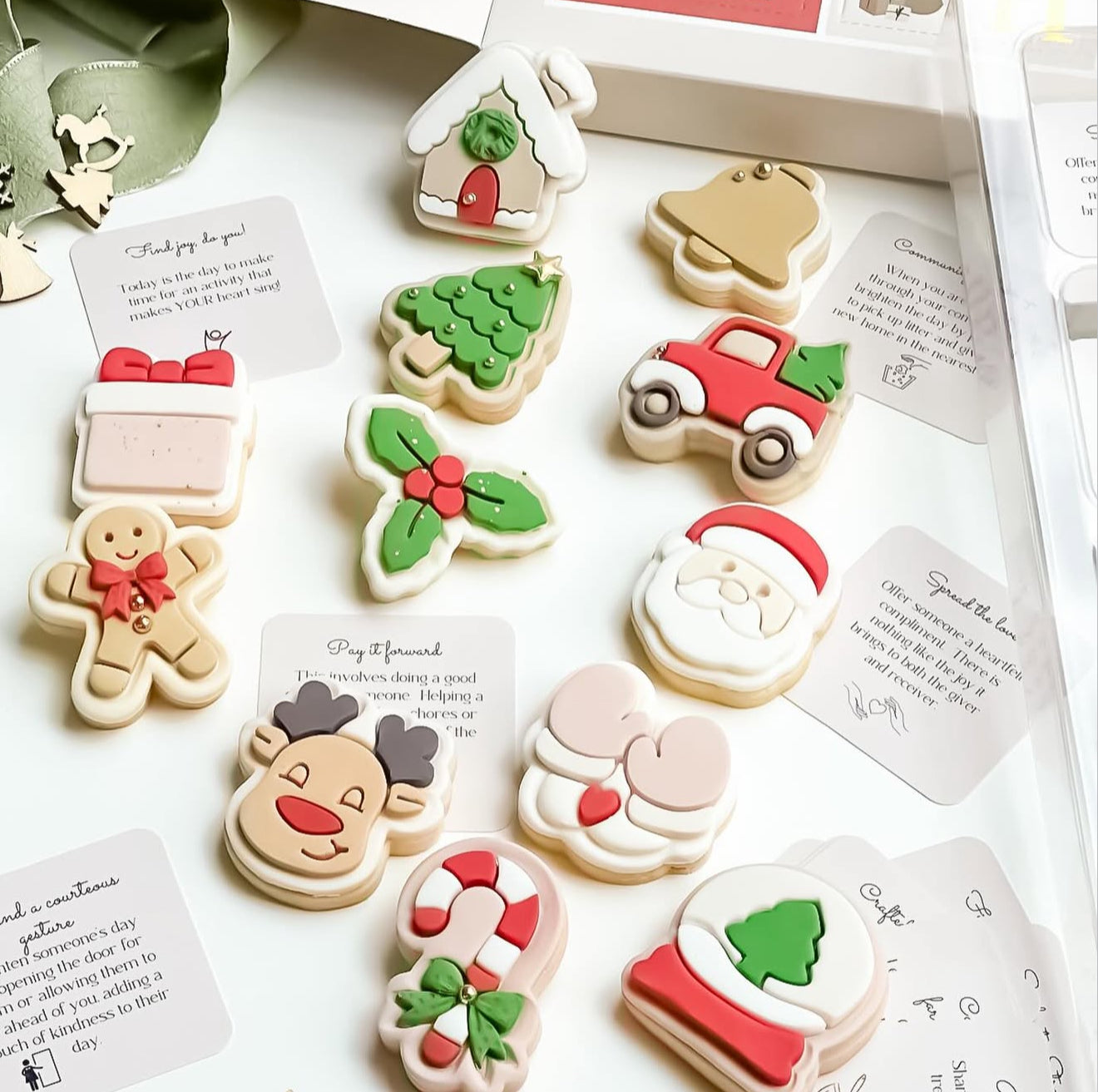 Mini Candy Cane - Cookie Stamp & Cutter