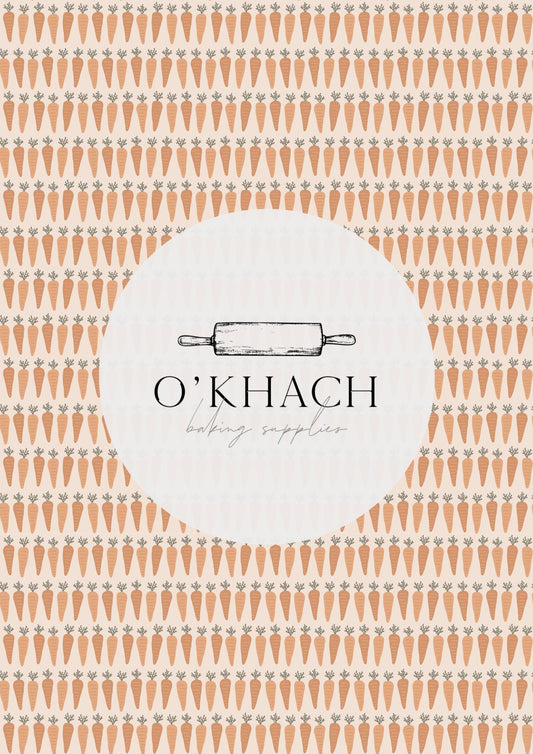 Bunny Garden Pattern No.12 - Digital Edible Image for Cakes & Cookies