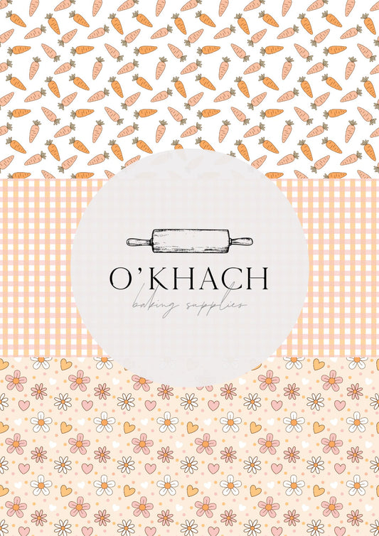 Bunny Hop Pattern No.13 - Digital Edible Image for Cakes & Cookies