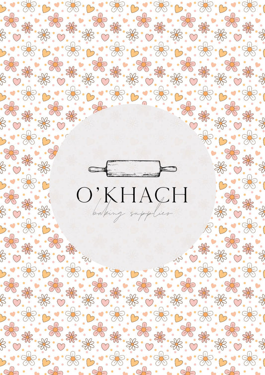 Bunny Hop Pattern No.7 - Digital Edible Image for Cakes & Cookies