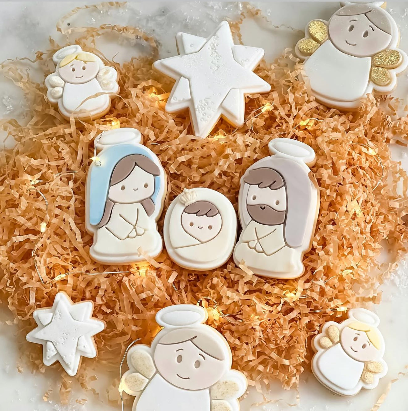 Mini Christmas Angel - Cookie Stamp and Cutter
