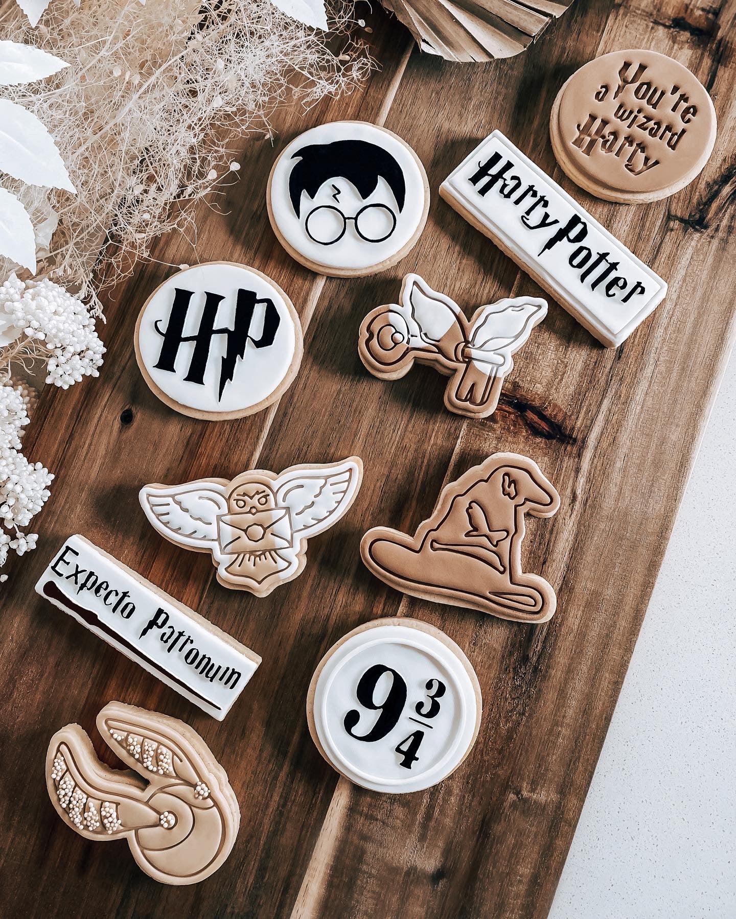 Spellbound Script with Wand 'UP' - Cookie Stamp and Cutter