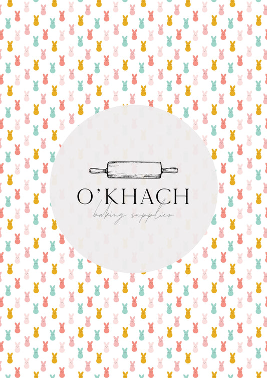 Easter Garden Pattern No.4 - Edible Image - O'Khach Baking Supplies