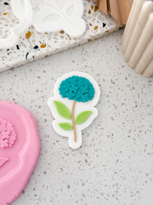 Hydrangea Bloom Stamp & Cutter - Perfect for Fondant & Sugar Cookies