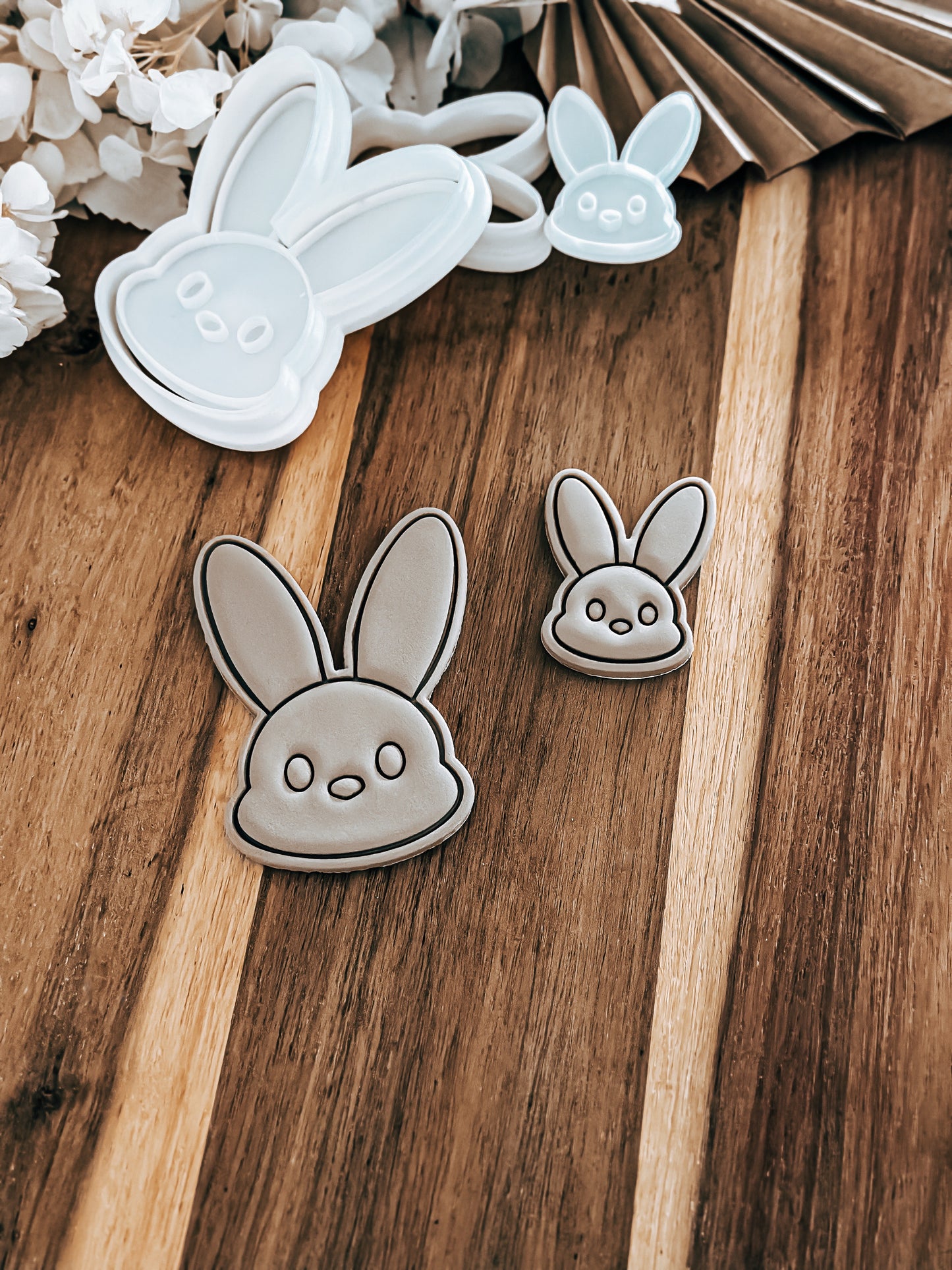 Bunny Head (Simple) - Cookie Stamp and Cutter - Ideal for Fondant & Sugar Cookies