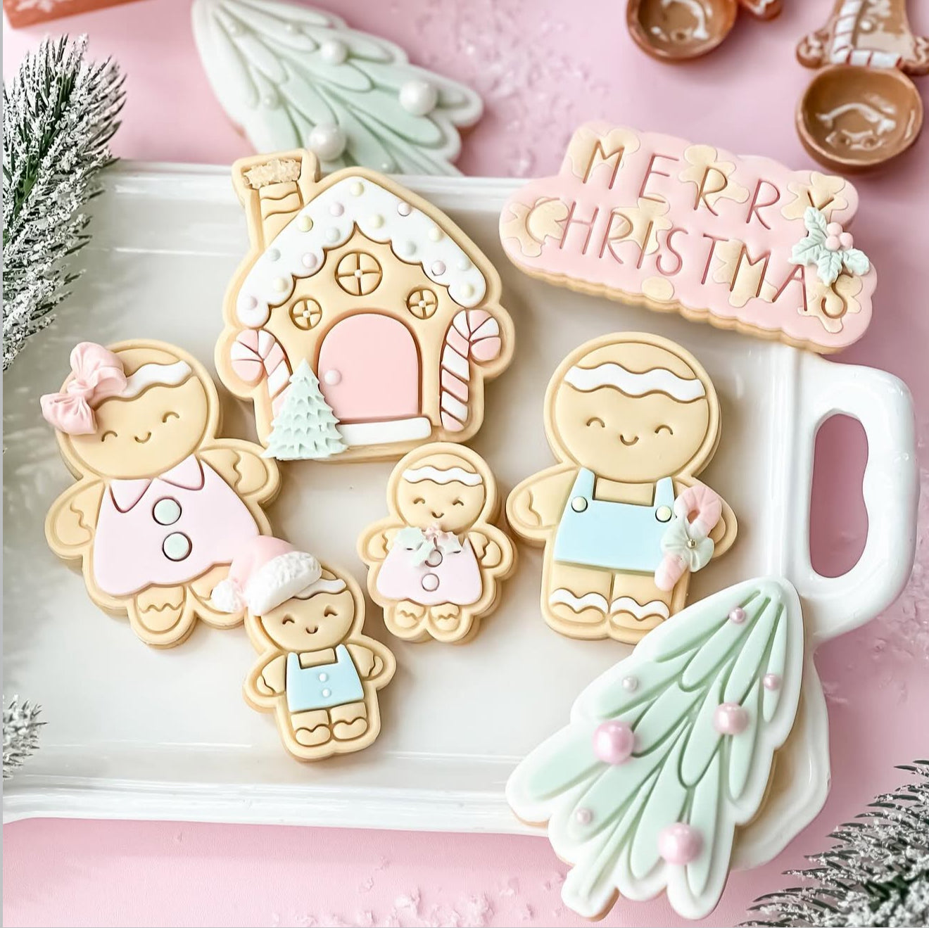 Ginger Family Range - Cookie Stamp & Cutters