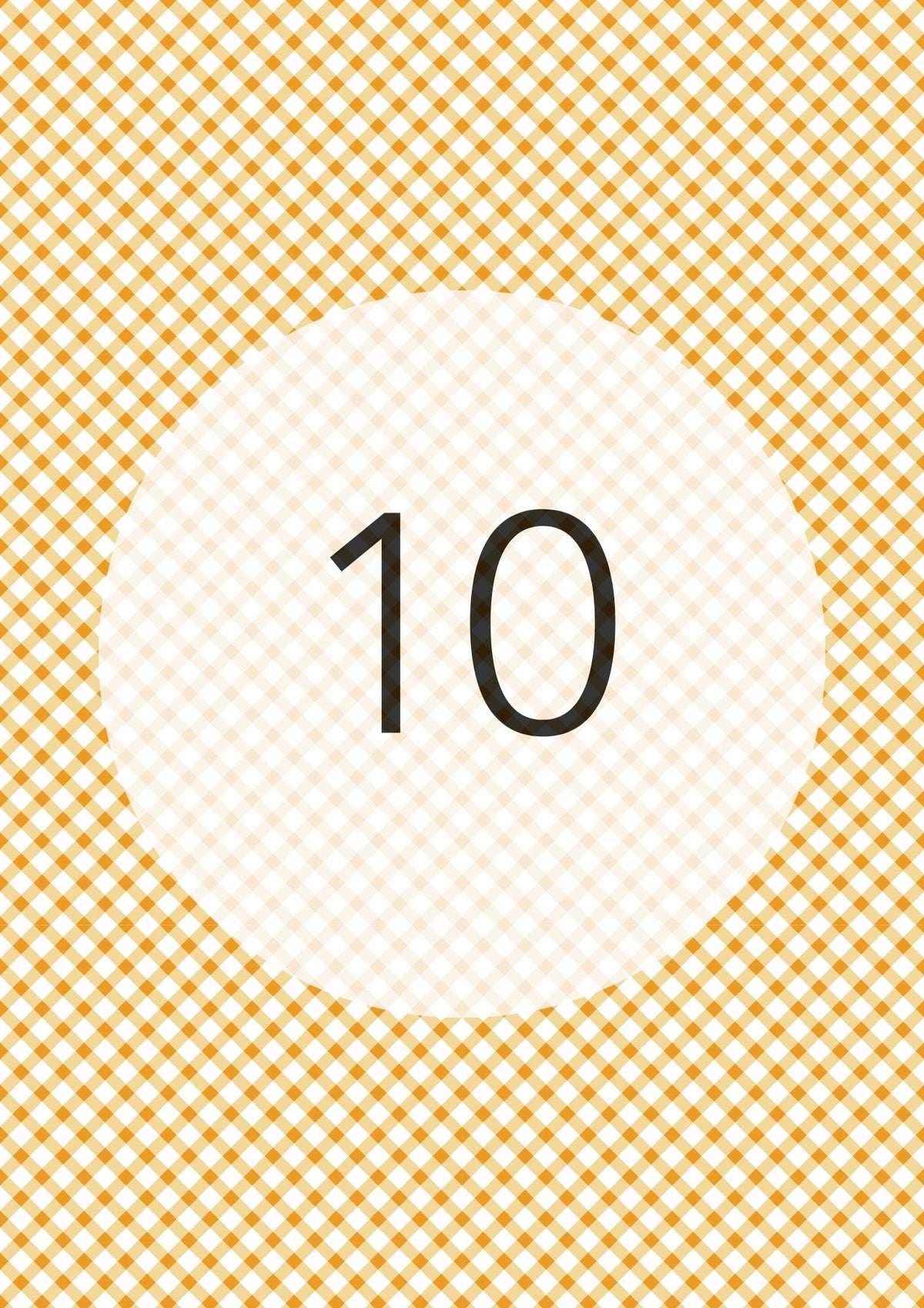 Gingham Cross Range edible image, colour option 11