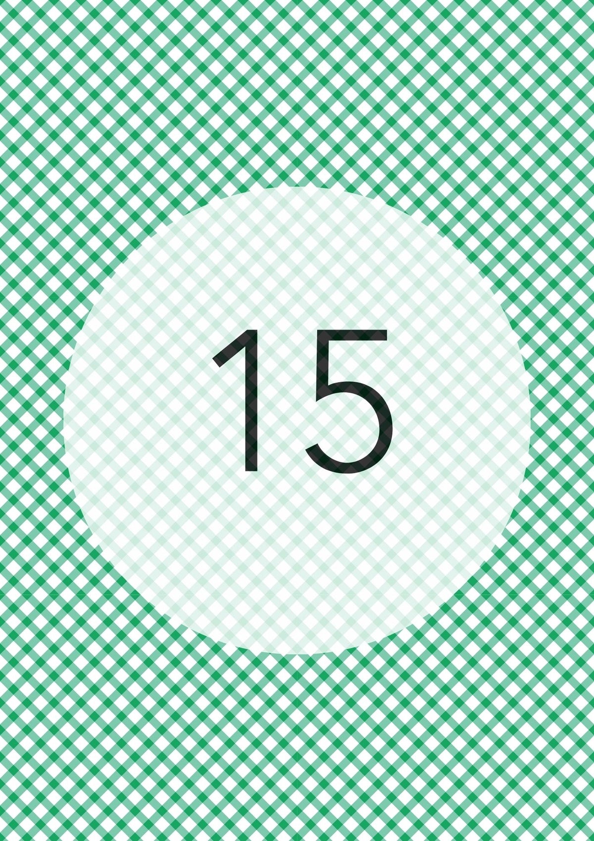 Gingham Cross Range edible image, colour option 16