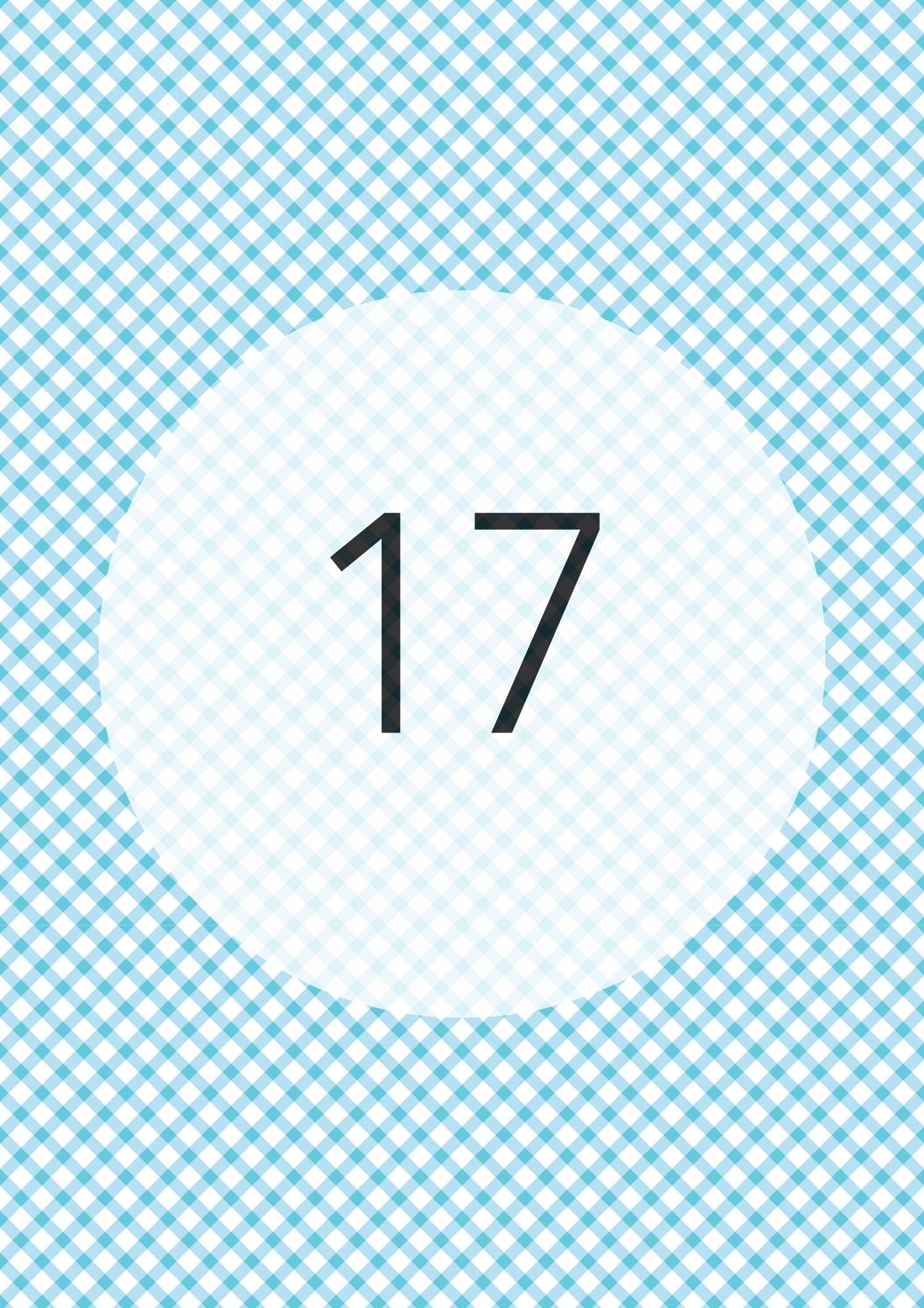 Gingham Cross Range edible image, colour option 18