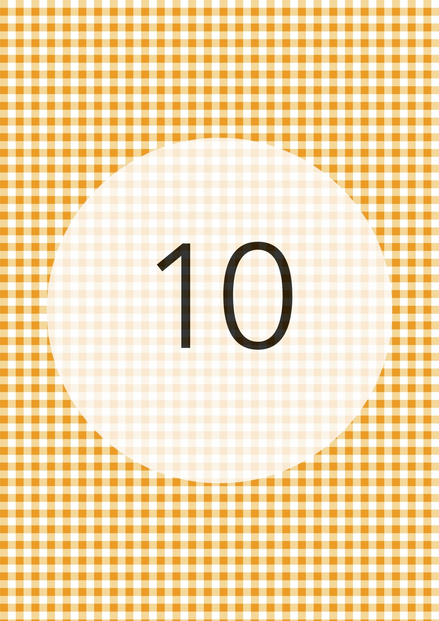 Gingham Pattern Range edible image, colour option 11