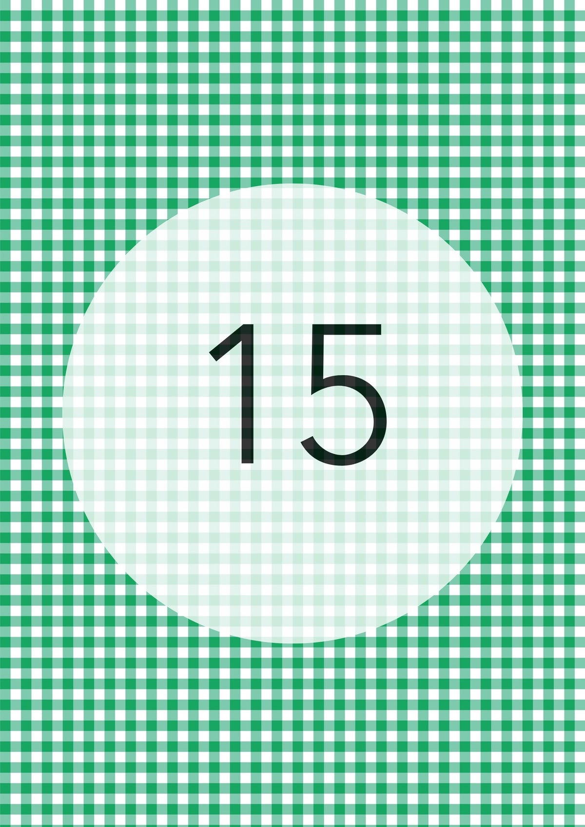 Gingham Pattern Range edible image, colour option 16