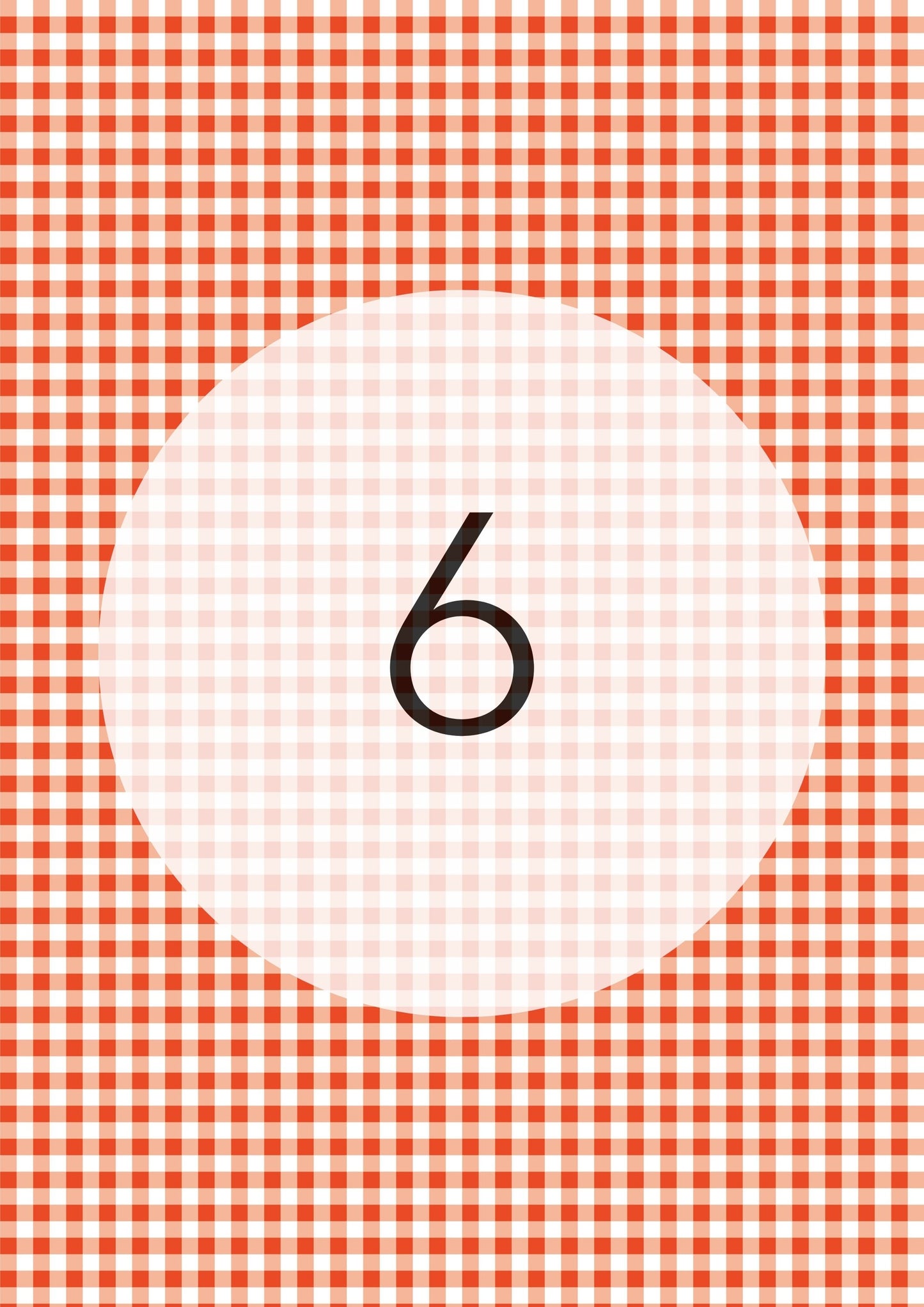 Gingham Pattern Range edible image, colour option 7