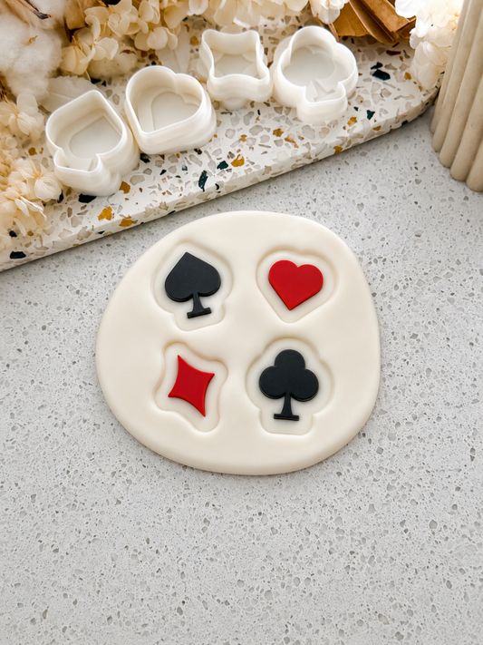 Mini Card Symbols (Layered) - Cookie Stamp and Cutter