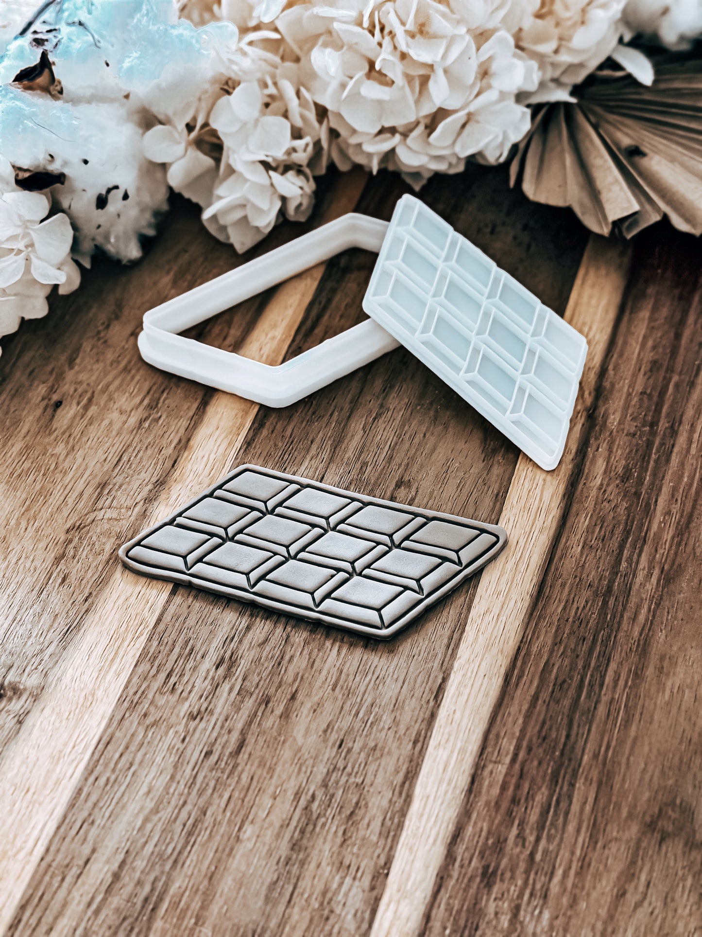 Chocolate Block - Cookie Stamp & Cutter - Ideal for Fondant & Sugar Cookies