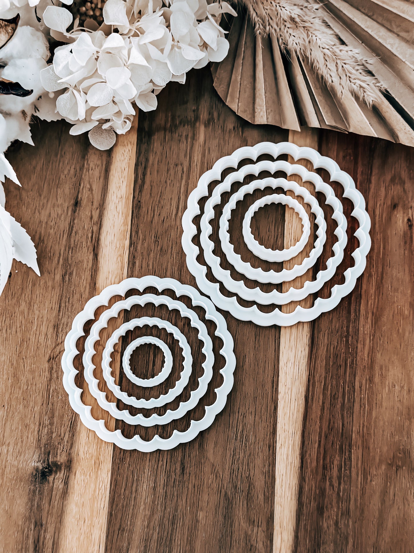 Scalloped Circle Cookie Cutters – Perfect for Fondant, Sugar Cookies & Baking