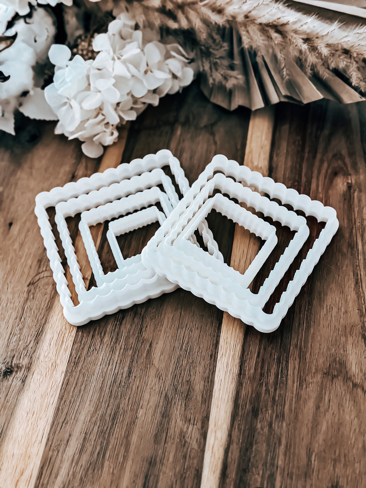Scalloped Square Cookie Cutter – Perfect for Fondant, Sugar Cookies & Baking