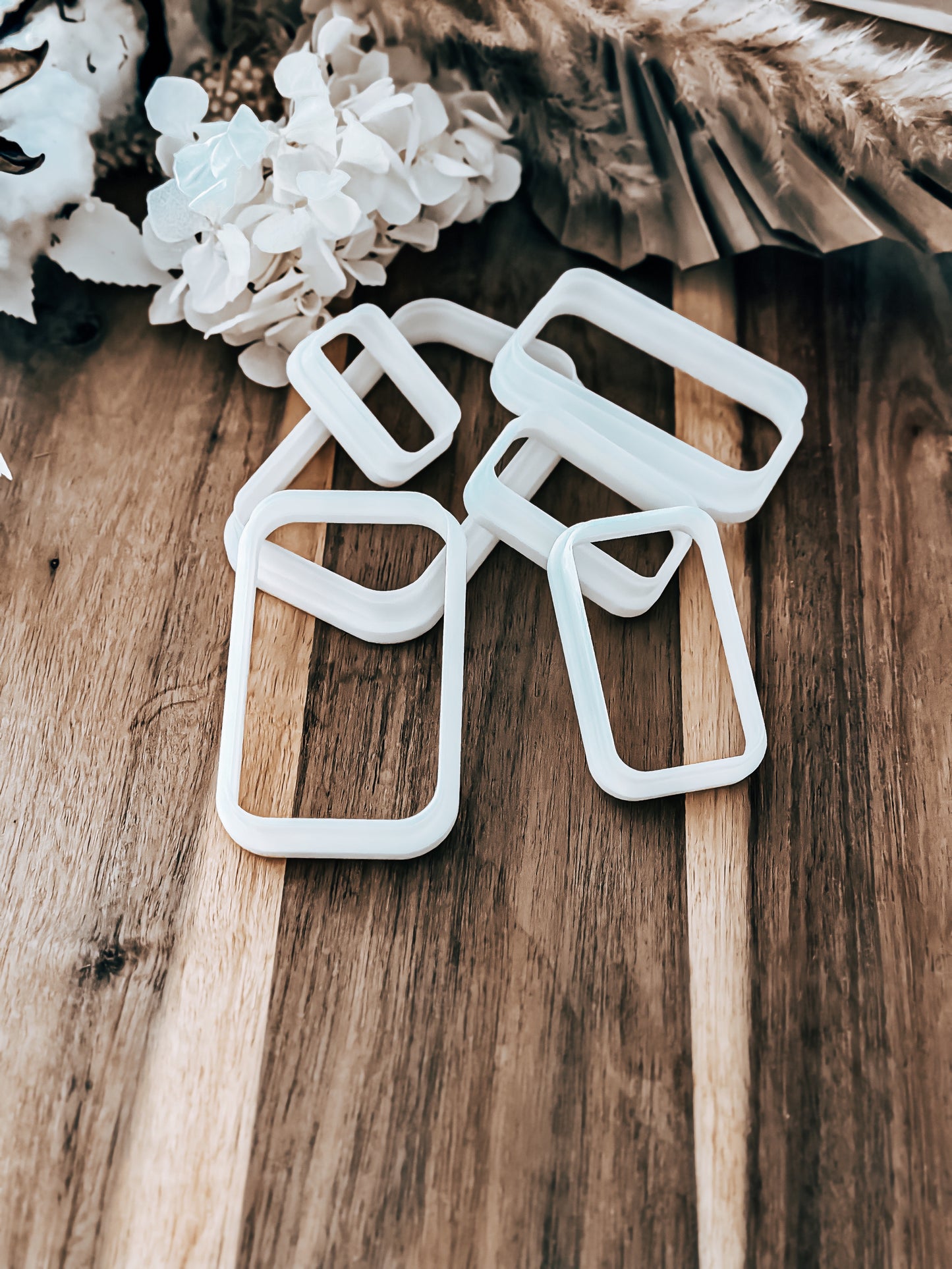 Rounded Edge Rectangle Cookie Cutters – Perfect for Fondant, Sugar Cookies & Baking