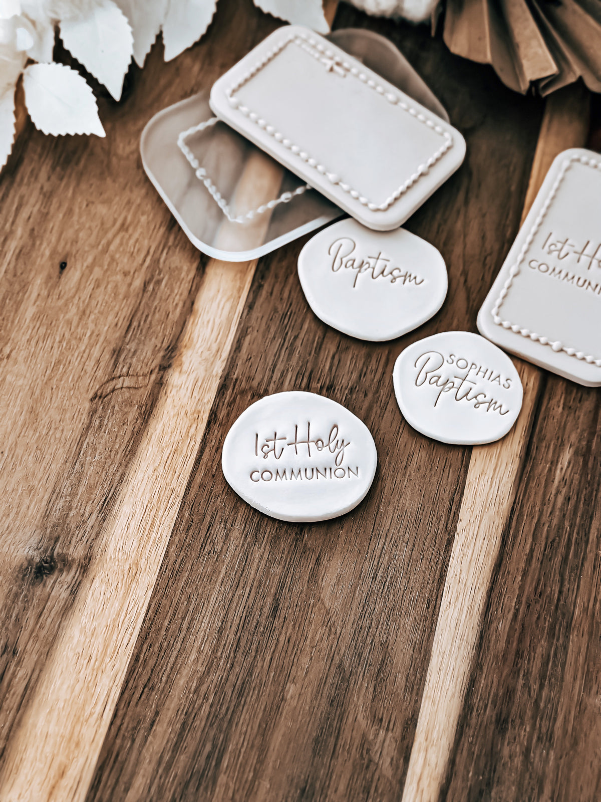 Rosary Border 'UP' RANGE Stamp and Cutter – Perfect for Fondant, Sugar Cookies & Baking