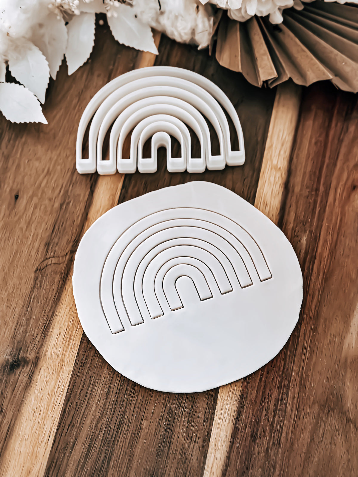 Rainbow fondant cutters by O'Khach