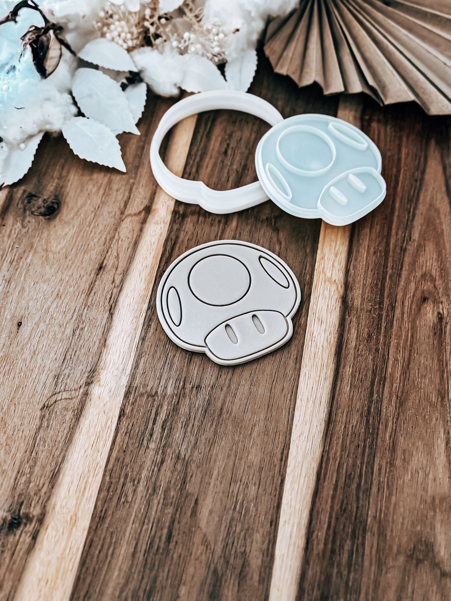 Mushroom Pal Stamp and Cutter - Perfect for Fondant & Sugar Cookies