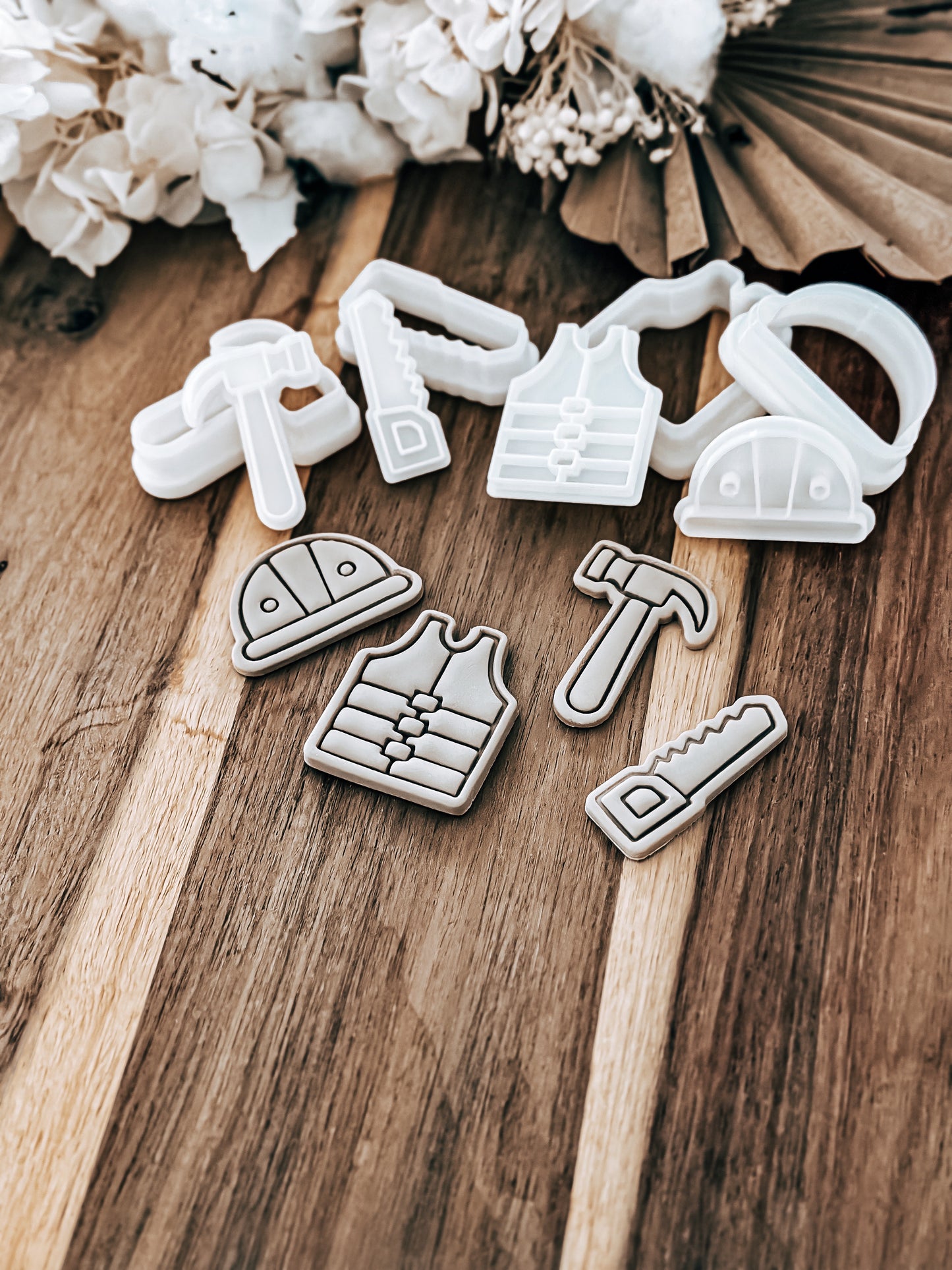 Mini Construction Stamp & Cutter - Perfect for Fondant & Sugar Cookies