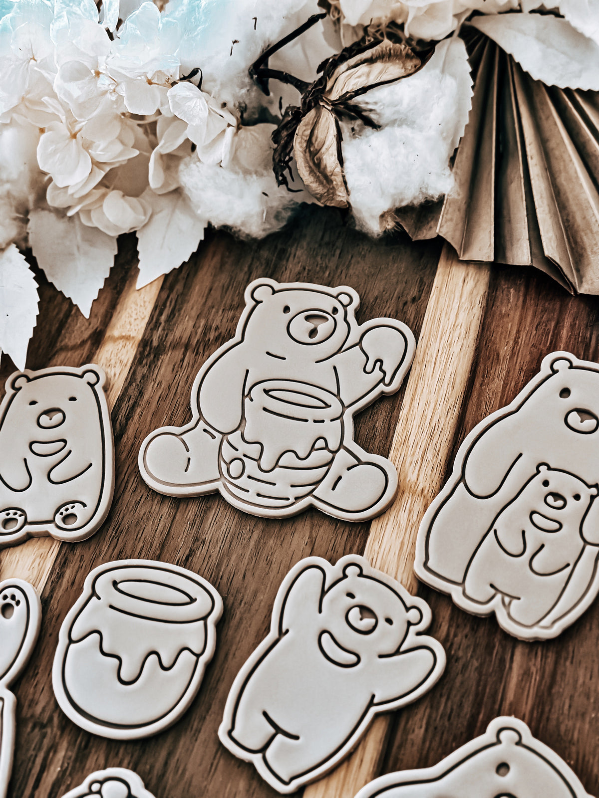Honey Bear - Cookie Stamp & Cutter - O'Khach Baking Supplies