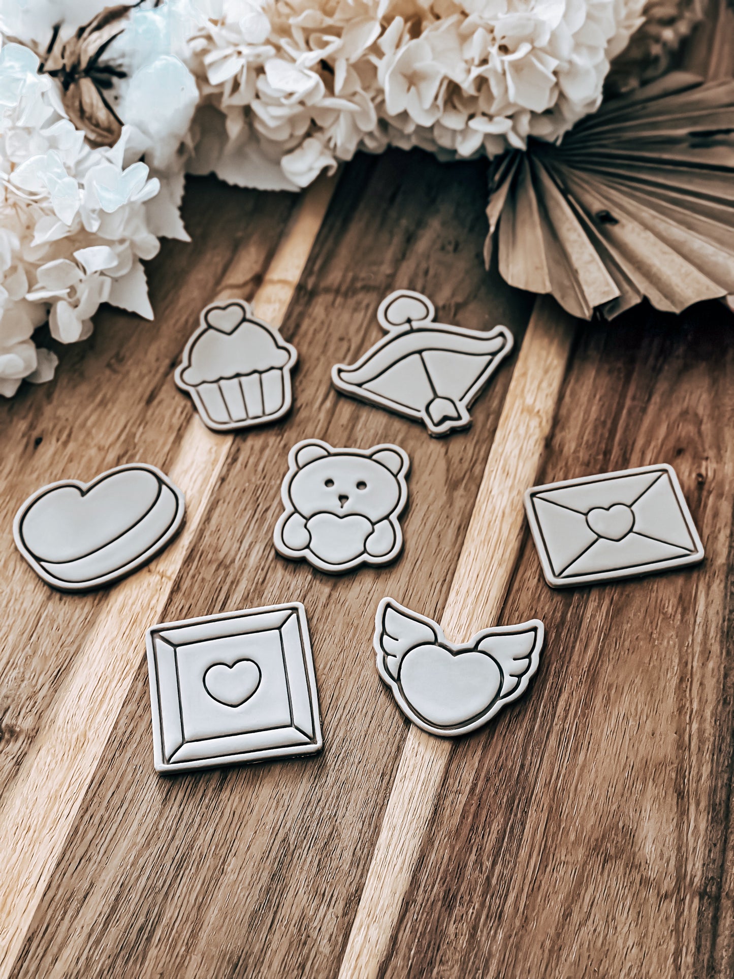 Mini Candy Heart - Cookie Stamp and Cutter - Ideal for Fondant & Sugar Cookies