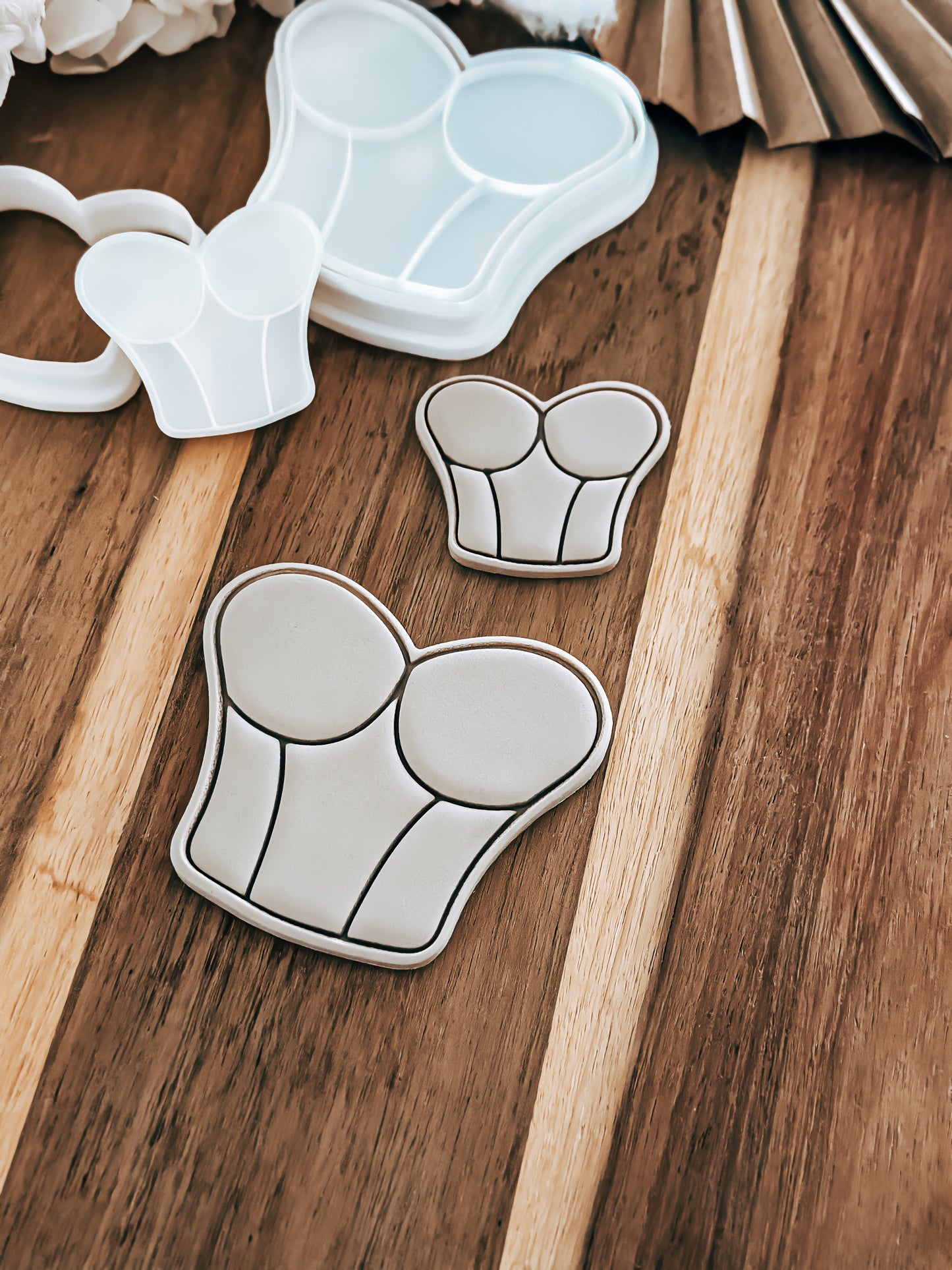 Mini Corset (Dreamhouse) - Cookie Stamp and Cutter - Fondant & Sugar Cookies