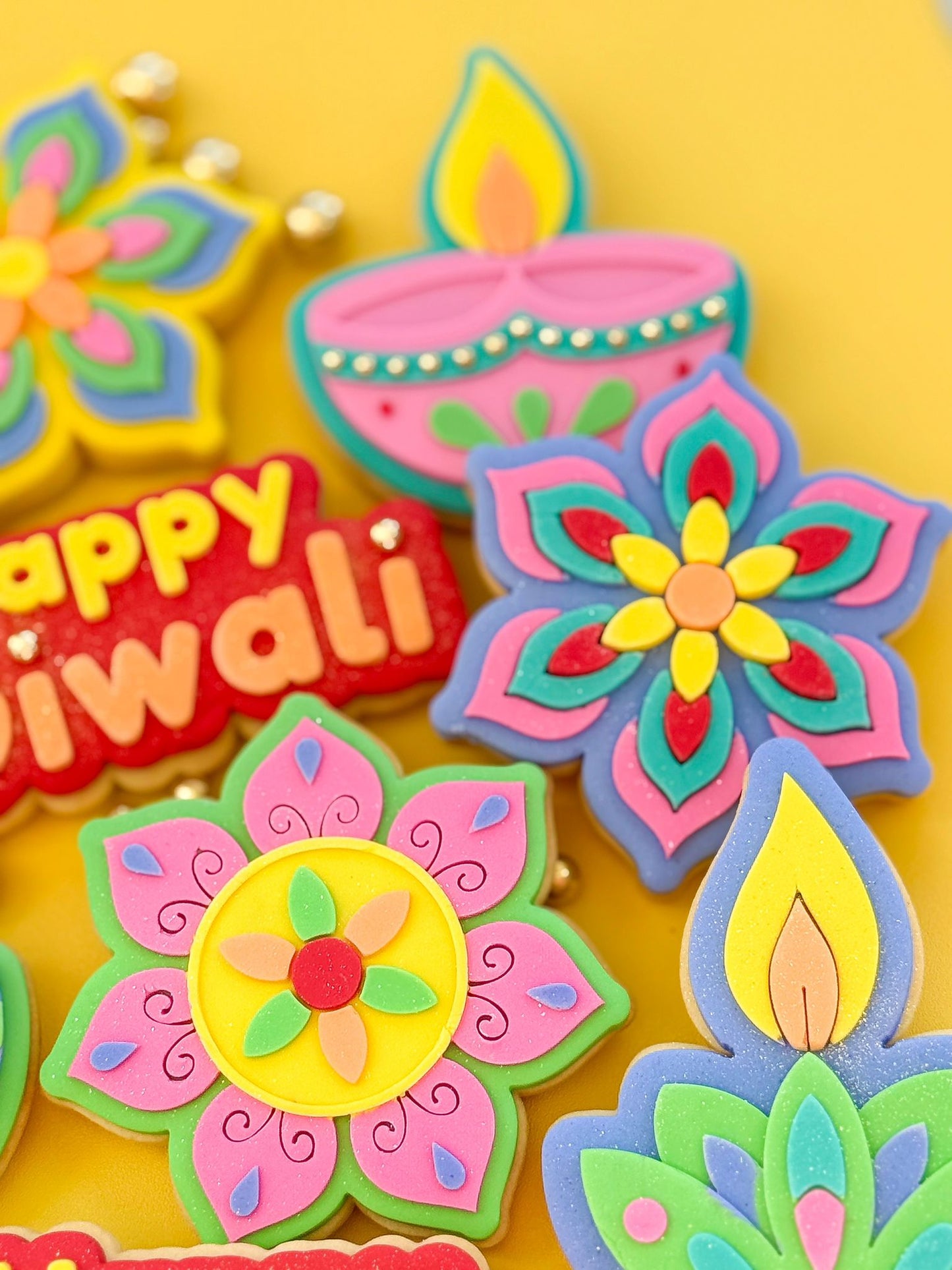 Lotus Diwali Bloom - Cookie Stamp and Cutter