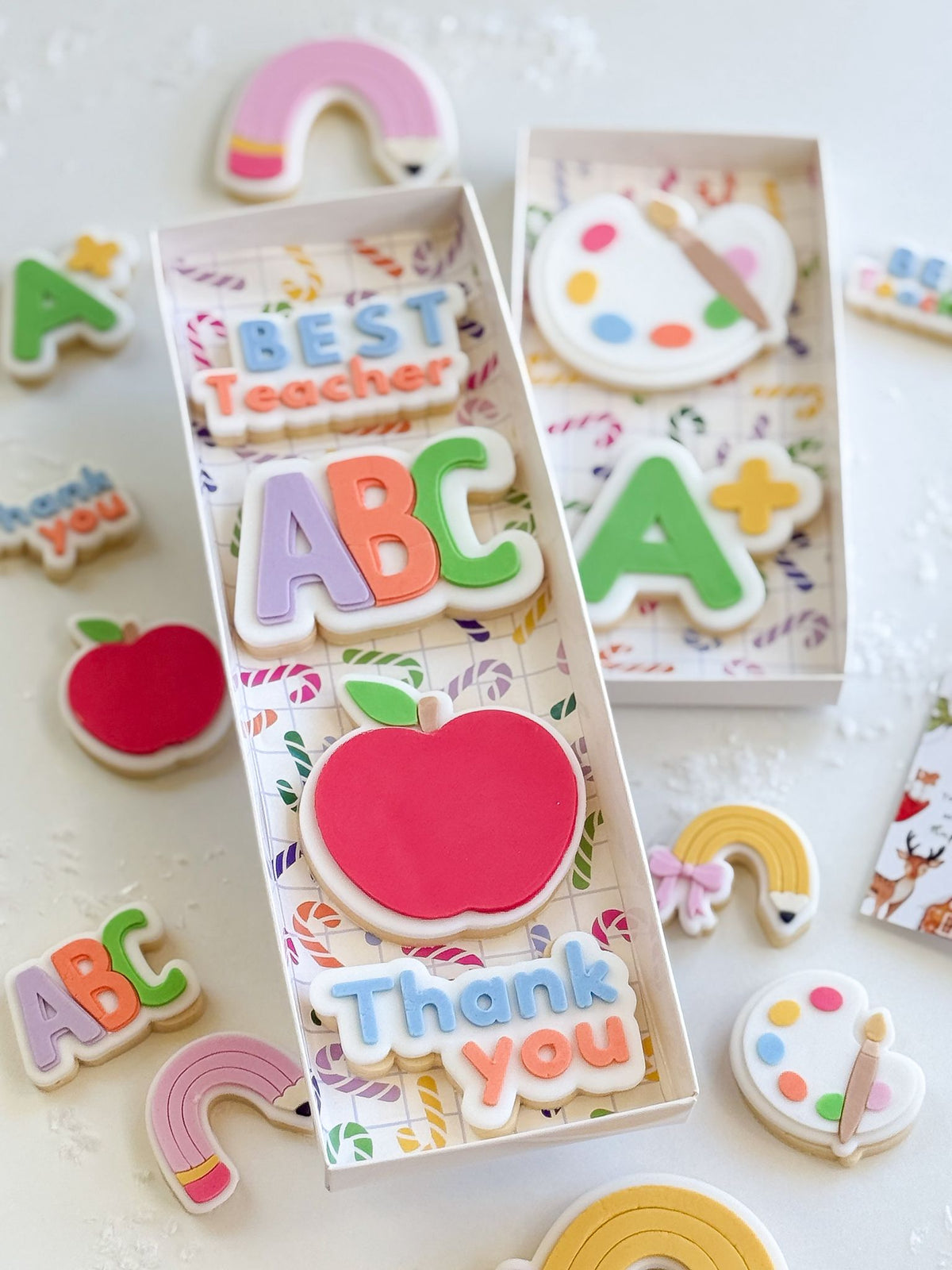 Mini Thank you Stamp & Cutter - Perfect for Fondant & Sugar Cookies