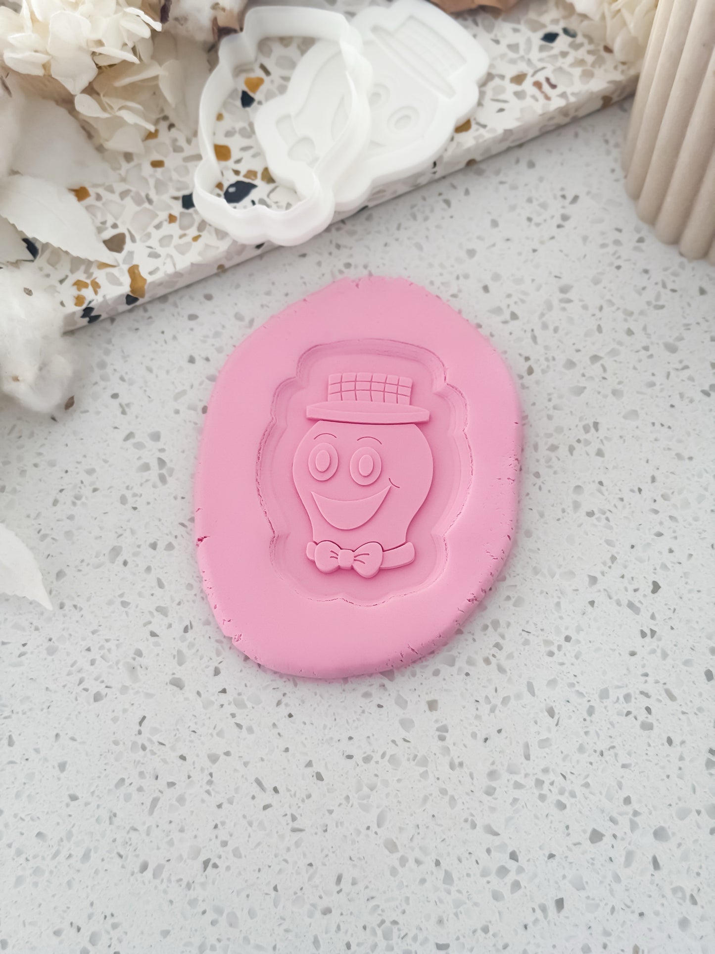 Smiling Octopus (Wiggle Theme) Stamp & Cutter - Perfect for Fondant & Sugar Cookies
