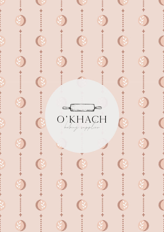 Bohemian Life Pattern No.25 - Digital Edible Image for Cakes & Cookies