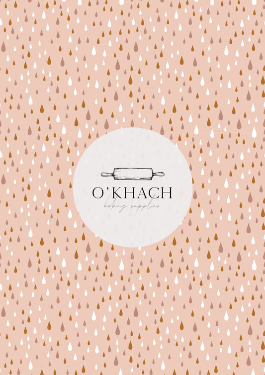 Bohemian Life Pattern No.29 - Digital Edible Image for Cakes & Cookies