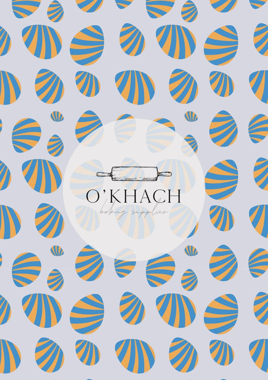 Easter Pattern No.2 - Digital Edible Image for Cakes & Cookies