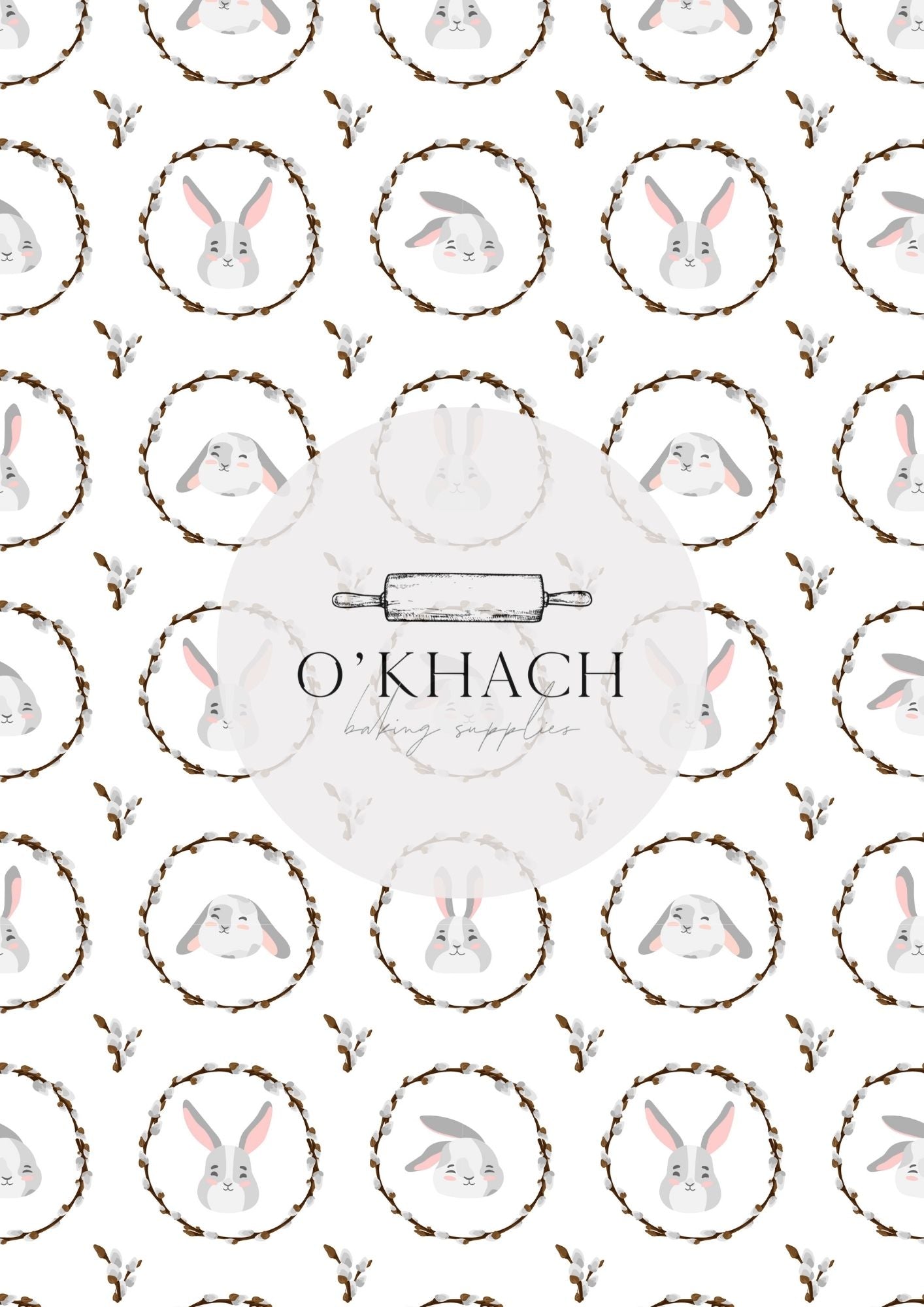 Easter Pattern No.29 - Digital Edible Image for Cakes & Cookies