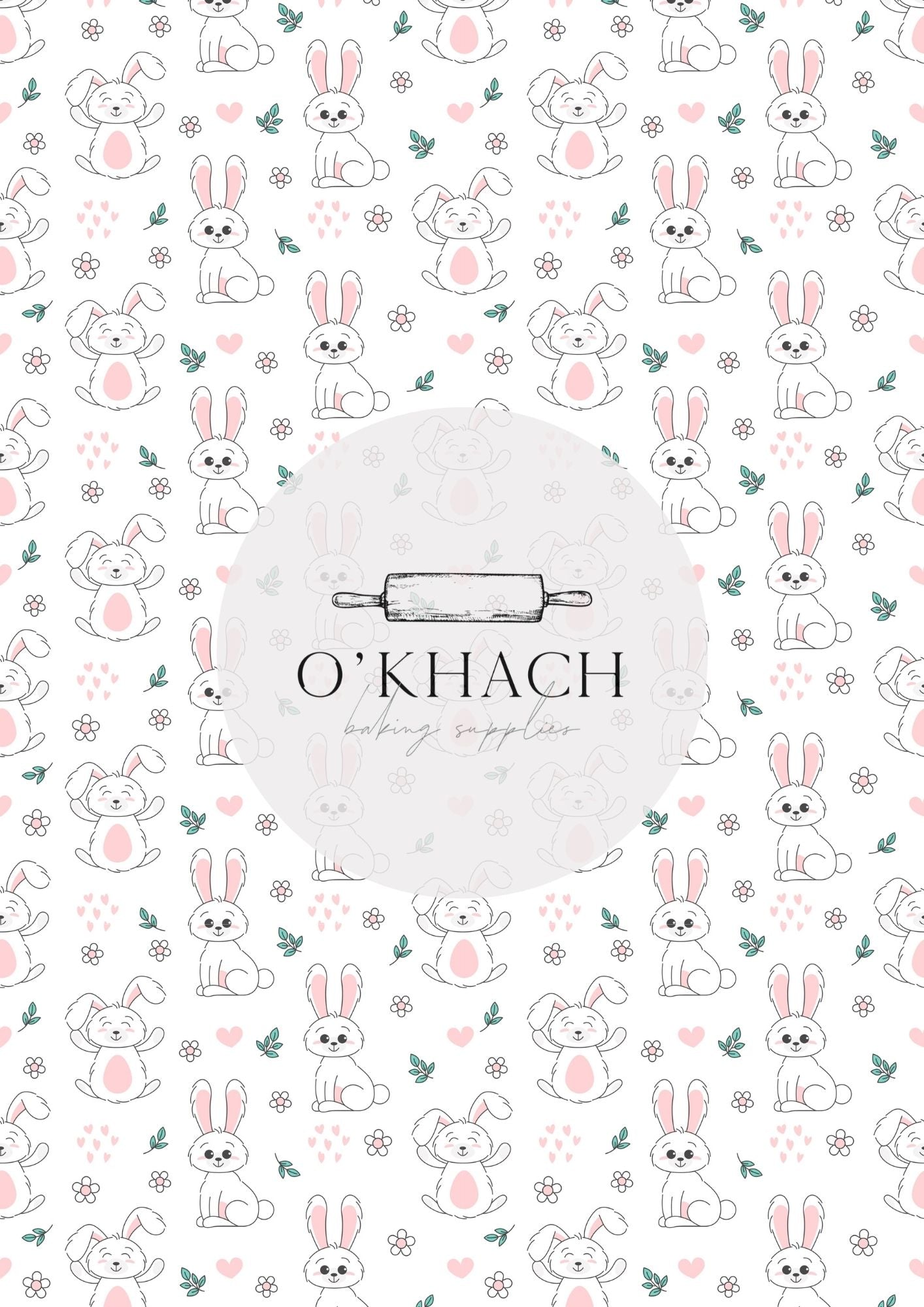 Easter Pattern No.33 - Digital Edible Image for Cakes & Cookies