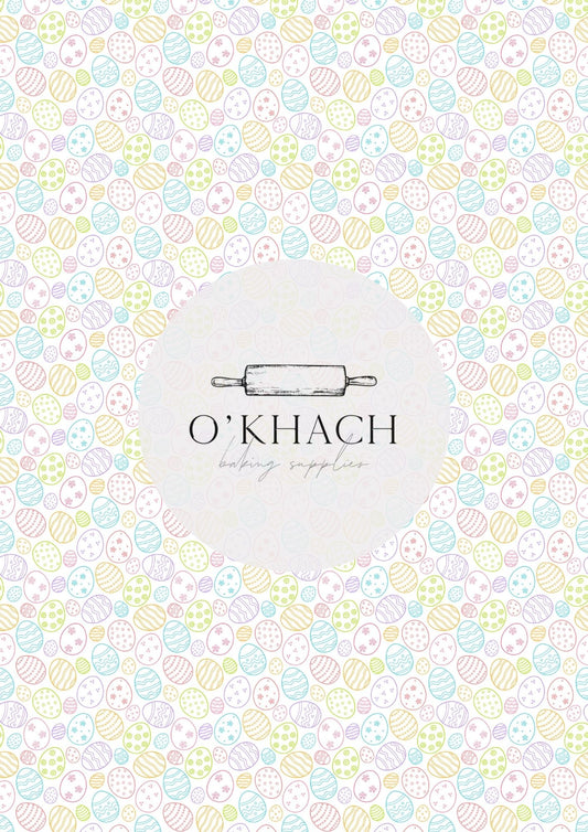 Easter Pattern No.4 - Digital Edible Image for Cakes & Cookies