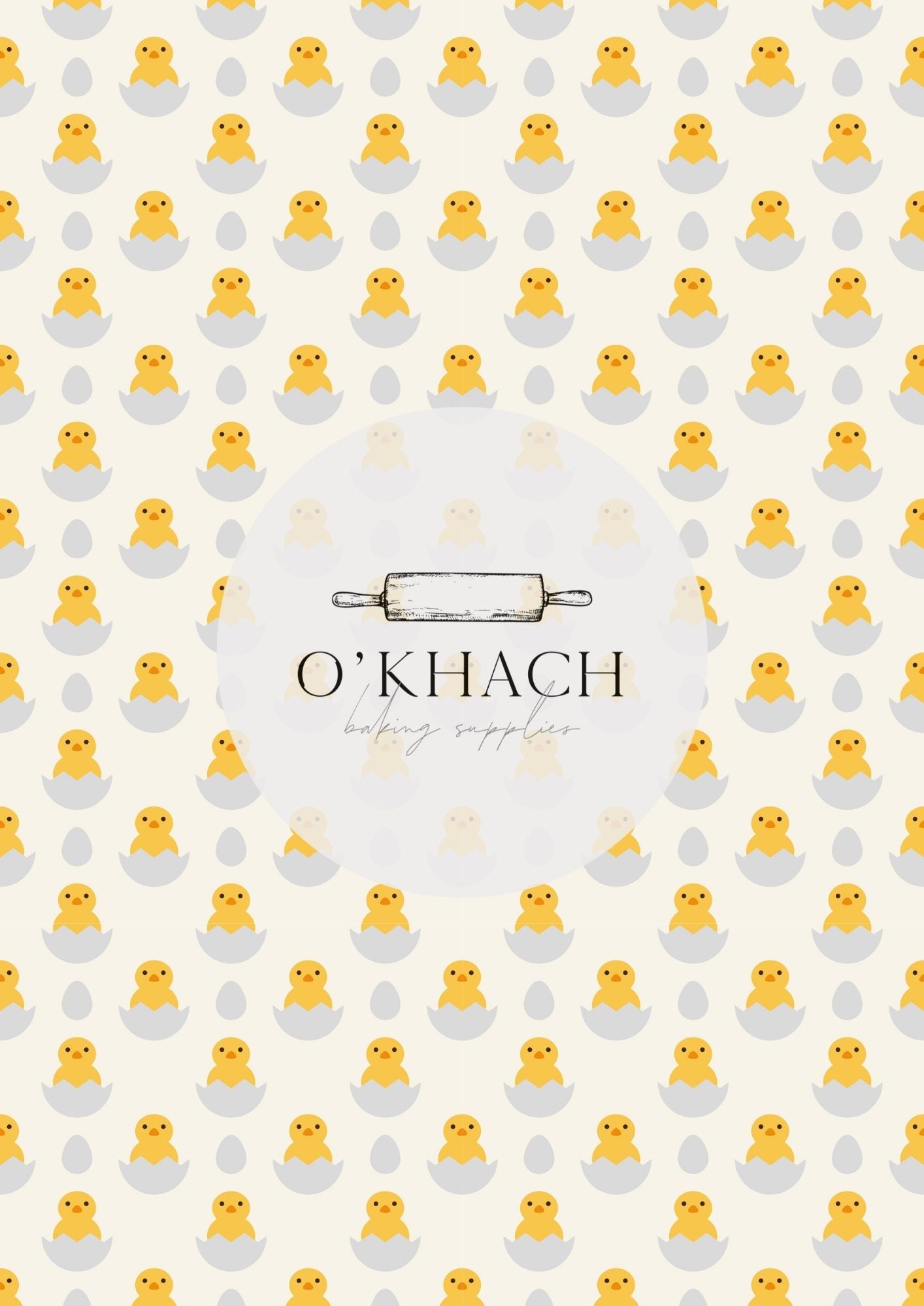 Easter Pattern No.68 - Digital Edible Image for Cakes & Cookies