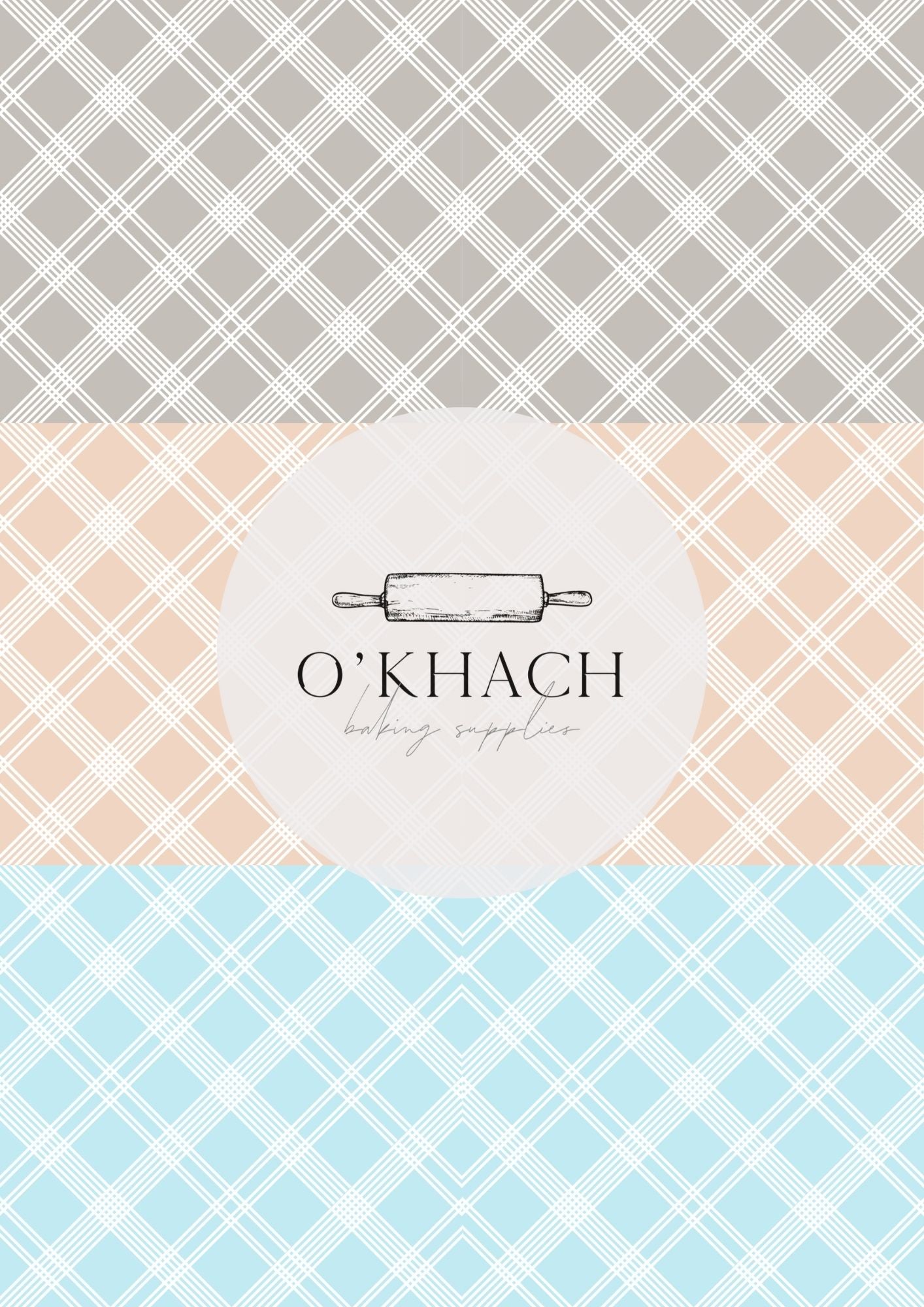 Easter Pattern No.92 - Digital Edible Image for Cakes & Cookies