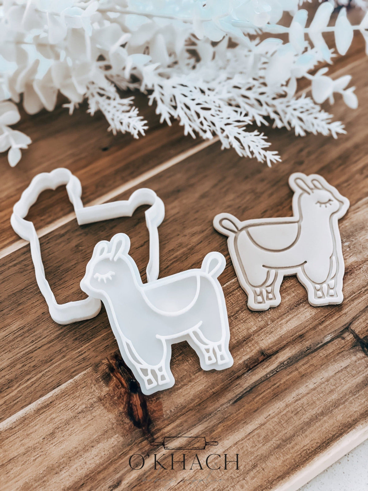 Alpaca - Cookie Cutter and Stamp - Ideal for Fondant & Sugar Cookies