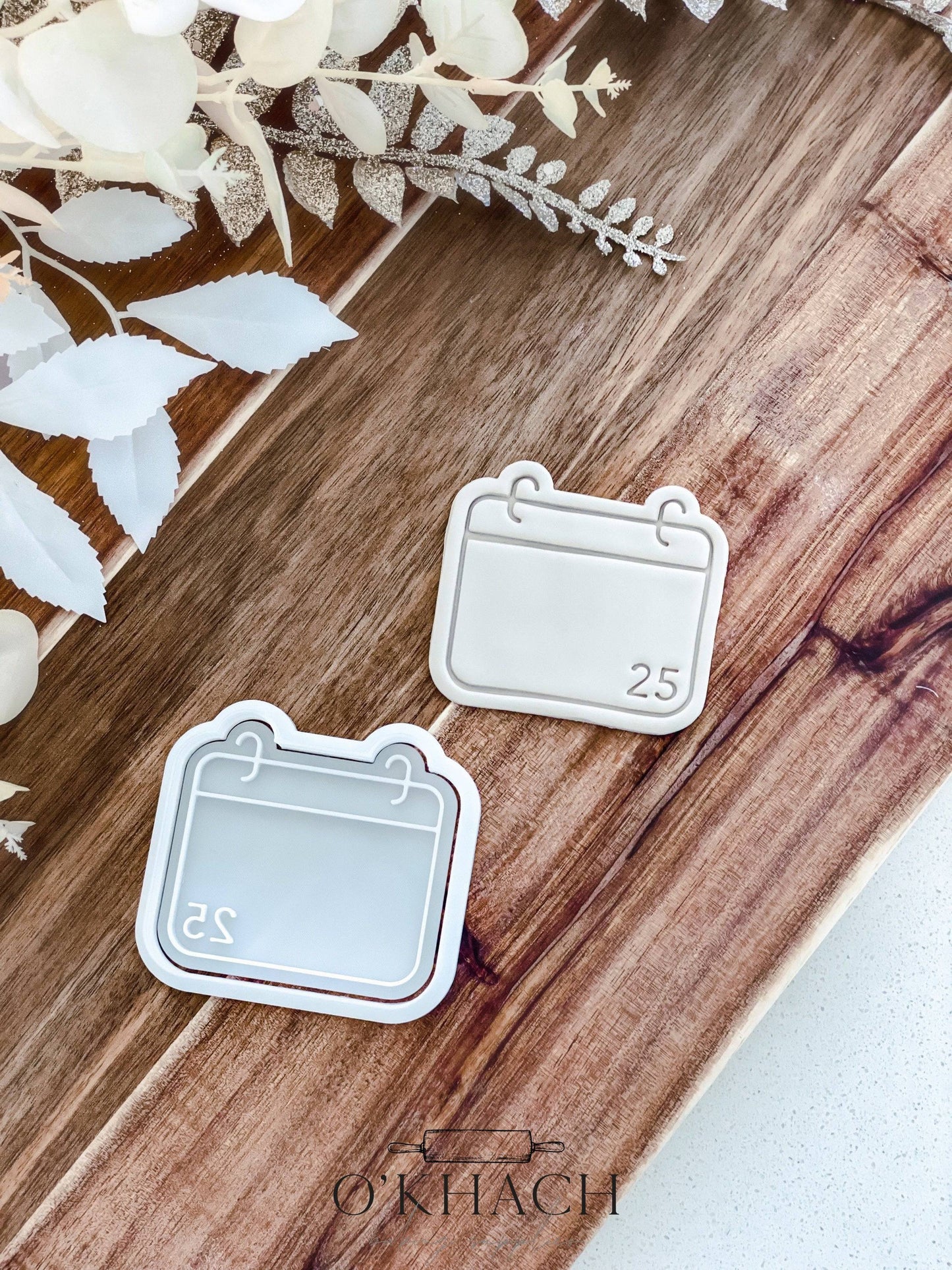 Christmas Calendar - Cookie Stamp and Cutter - Fondant & Sugar Cookies