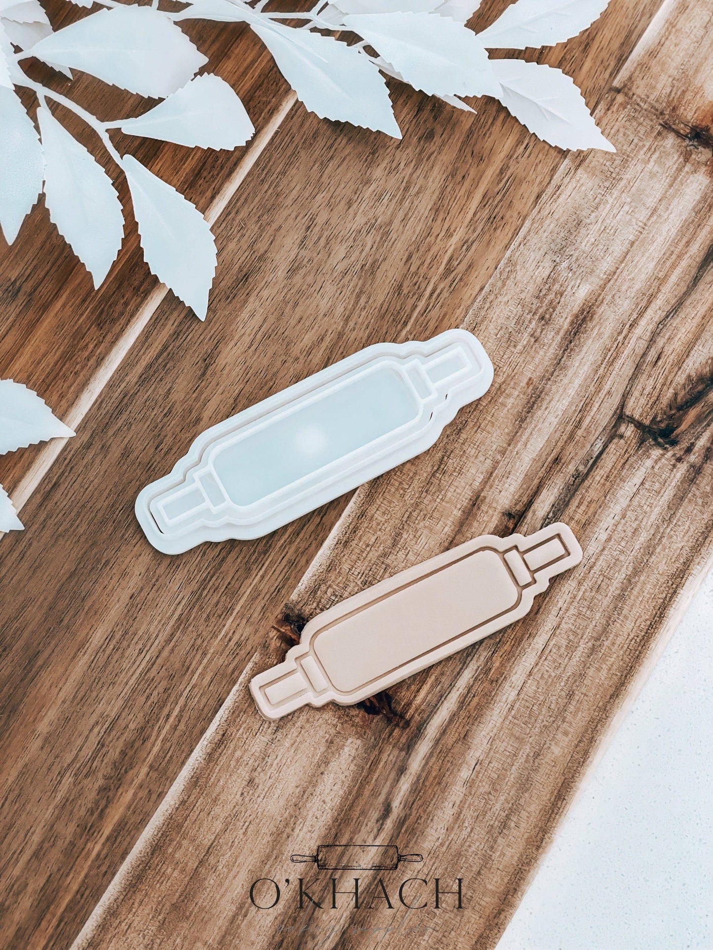 Rolling Pin Stamp & Cutter - Perfect for Fondant & Sugar Cookies