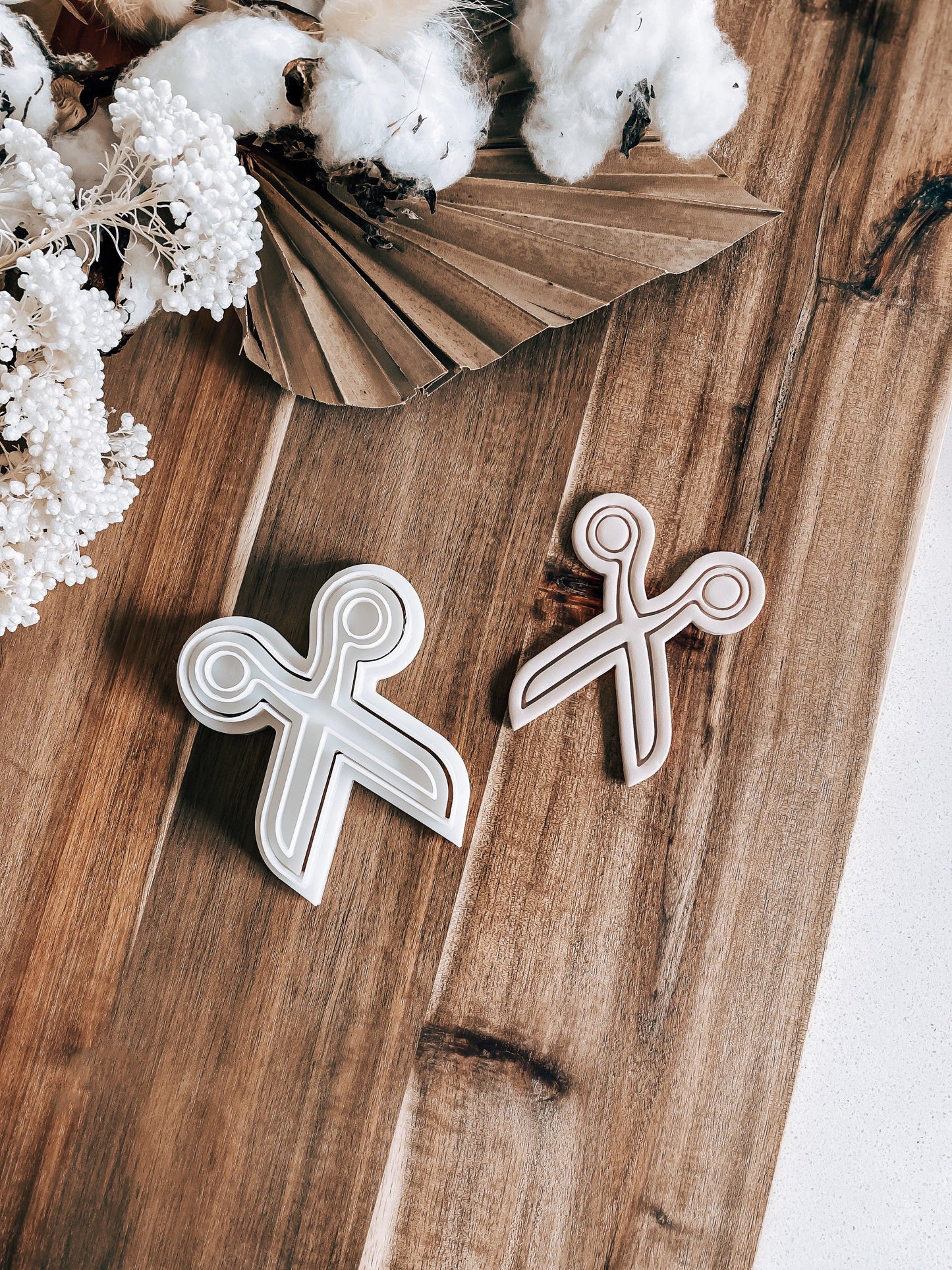 Scissor Stamp & Cutter - Perfect for Fondant & Sugar Cookies