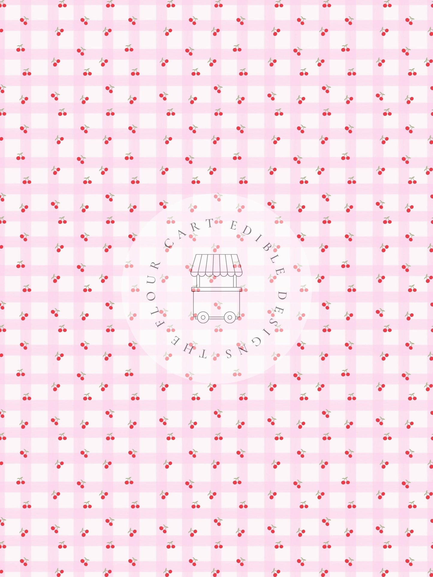 Very Cherry - Edible Image - O'Khach Baking Supplies