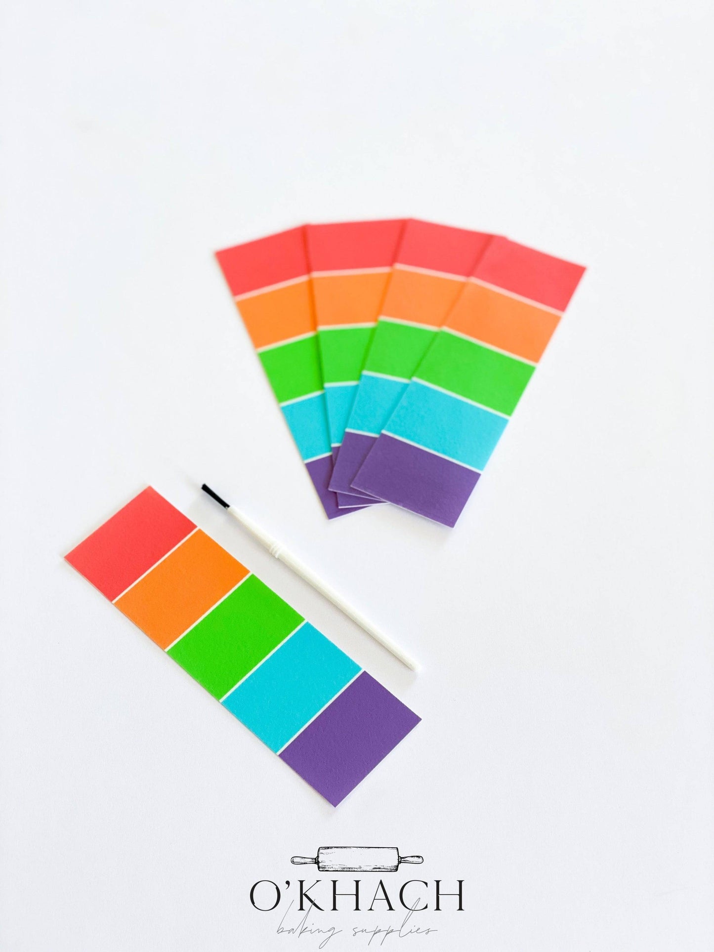 RAINBOW CAKE Edible Paint Palettes – PYO Cookie Decorating Kits
