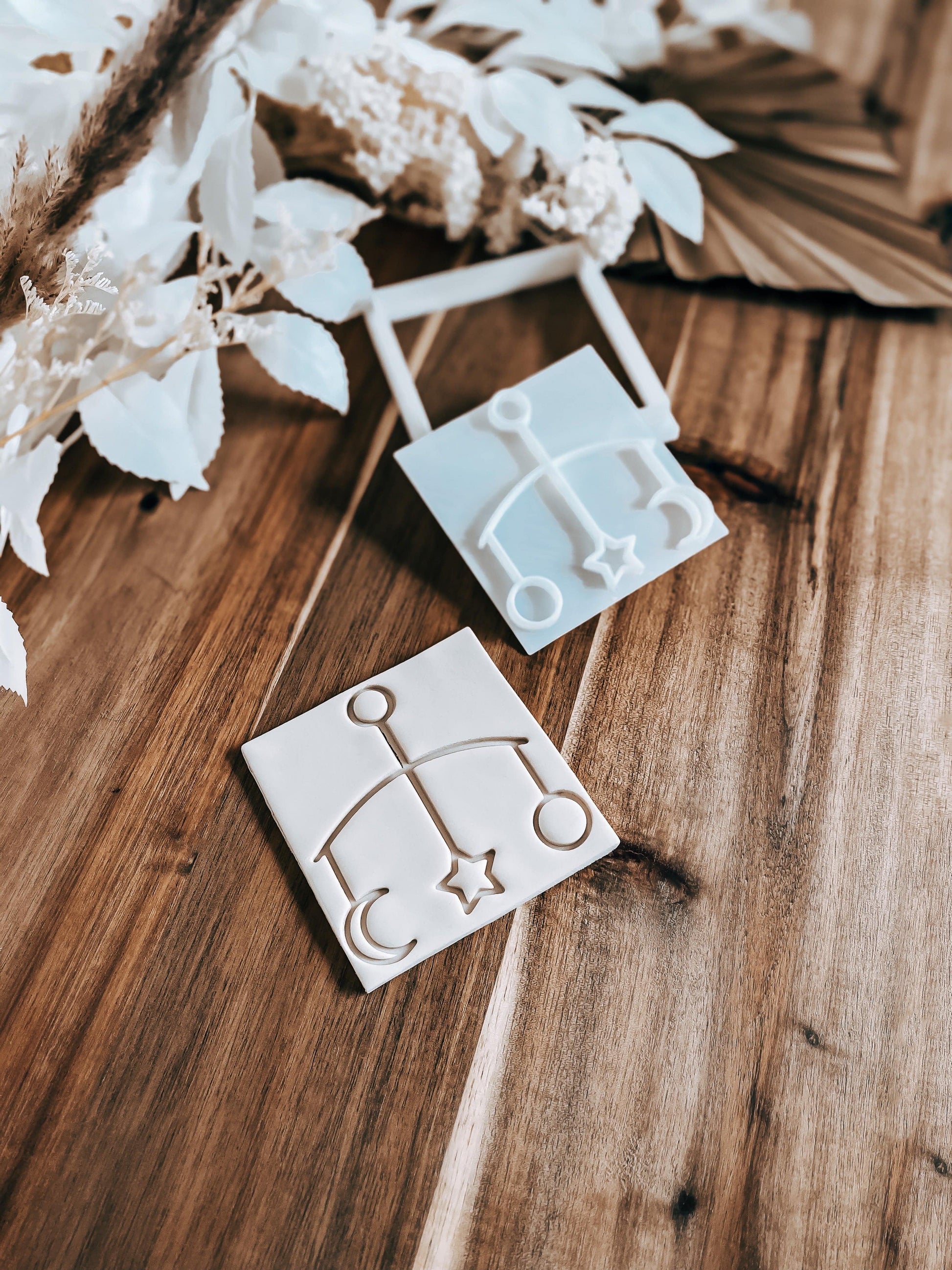Baby Mobile Stamp & Cutter - Perfect for Fondant & Sugar Cookies